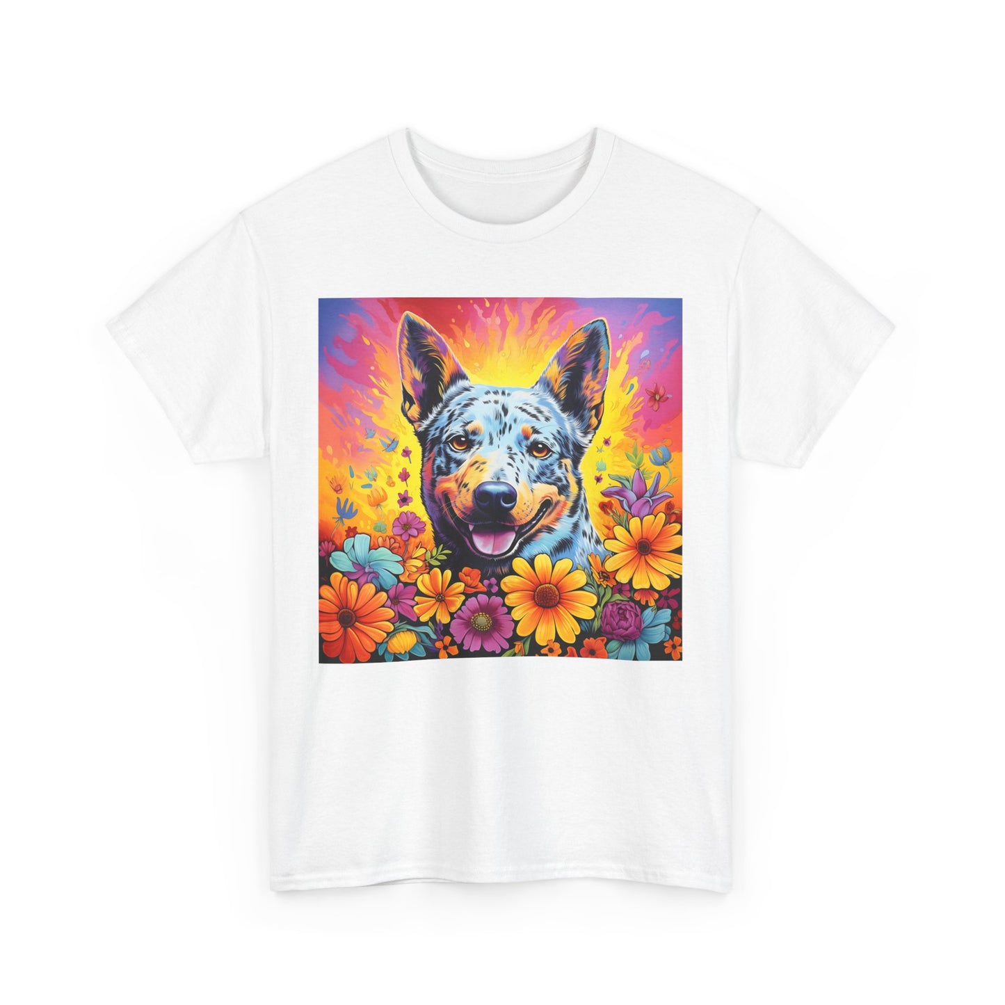 Floral Dog Shirt Gift For Dog Mom, Flower Dog Shirt, Wildflower T-Shirt, Dog Lover Outfit, Cute Puppy Shirt, Dog Owner Gift, Funny Dog Tee