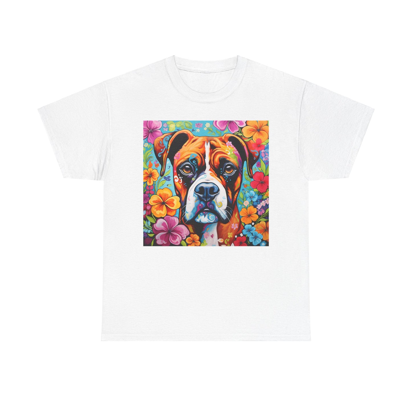 Floral Dog Lovers Shirt With Dog Paw, Dog Paw Gift, Dog Lover T-Shirt, Dog Mom Gifts for Dog Mom Lover, Cat Mom Gift, Dog Tee