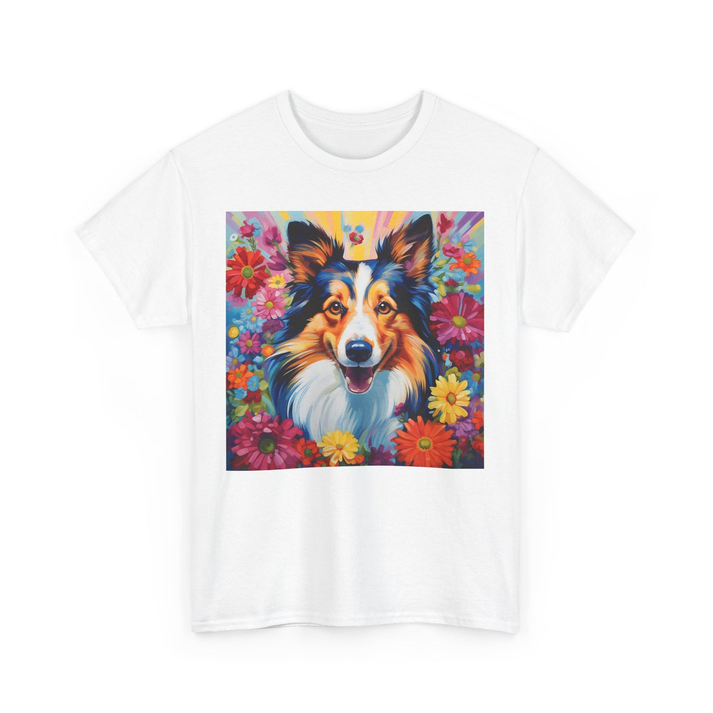 Floral Dog Lovers Shirt With Dog Paw, Dog Paw Gift, Dog Lover T-Shirt, Dog Mom Gifts for Dog Mom Lover, Cat Mom Gift, Dog Tee