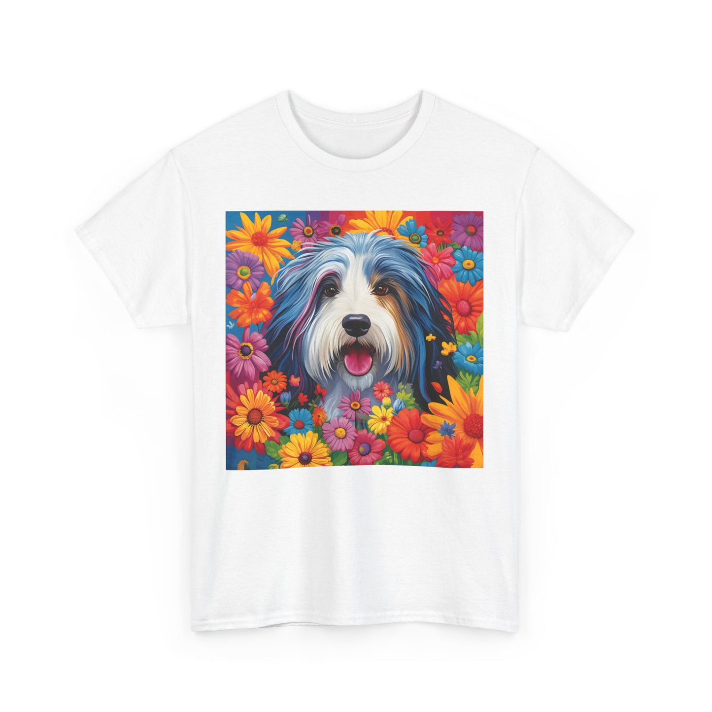 Floral Dog Shirt Gift For Dog Mom, Flower Dog Shirt, Wildflower T-Shirt, Dog Lover Outfit, Cute Puppy Shirt, Dog Owner Gift, Funny Dog Tee
