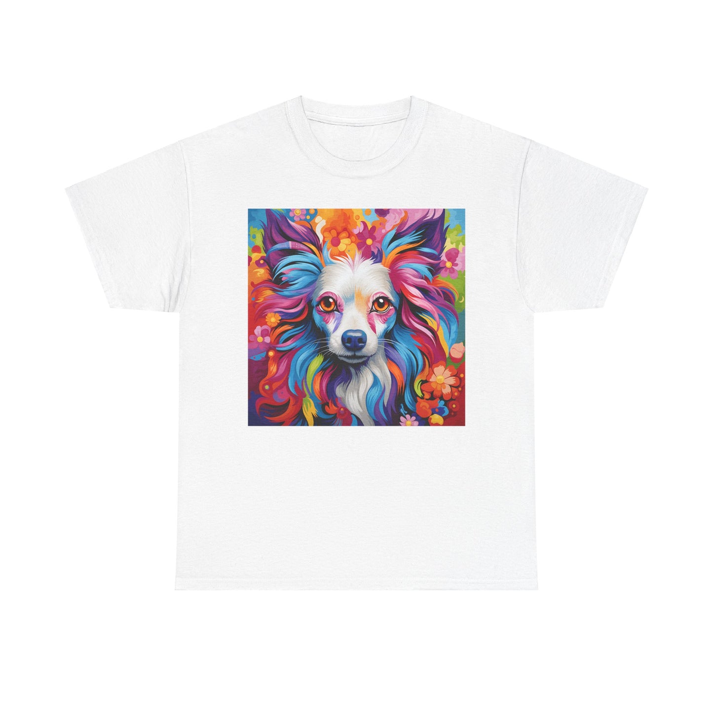 Floral Dog Shirt, Floral Dog Tee, Flower Dog Shirt, Animal Lover Tee, Dog Lover Gift Tee, Cute Dog, Floral Dog Birthday Shirt, Floral Dog