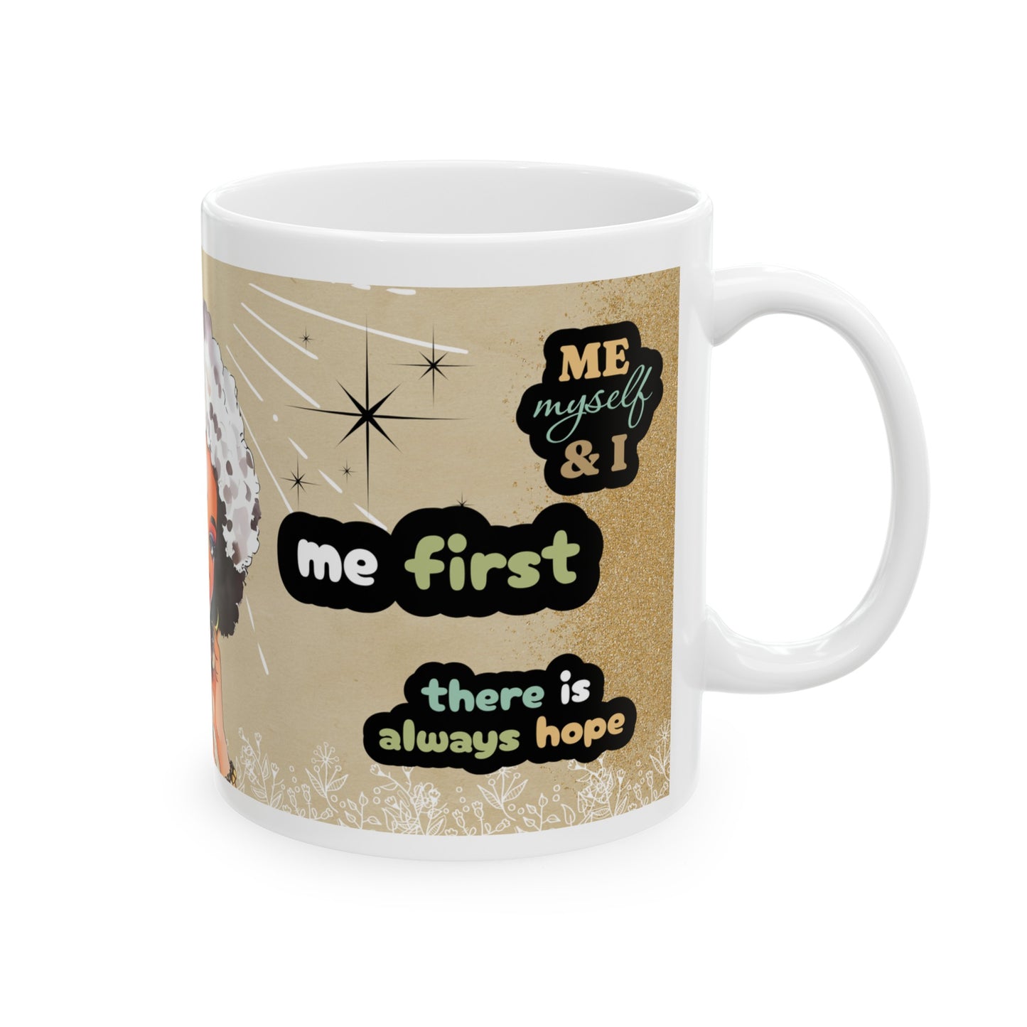 Daily Affirmation Coffee Mug, Positive Affirmations and Inspirational Quotes, Mom Mug Gift, Self Care Mug