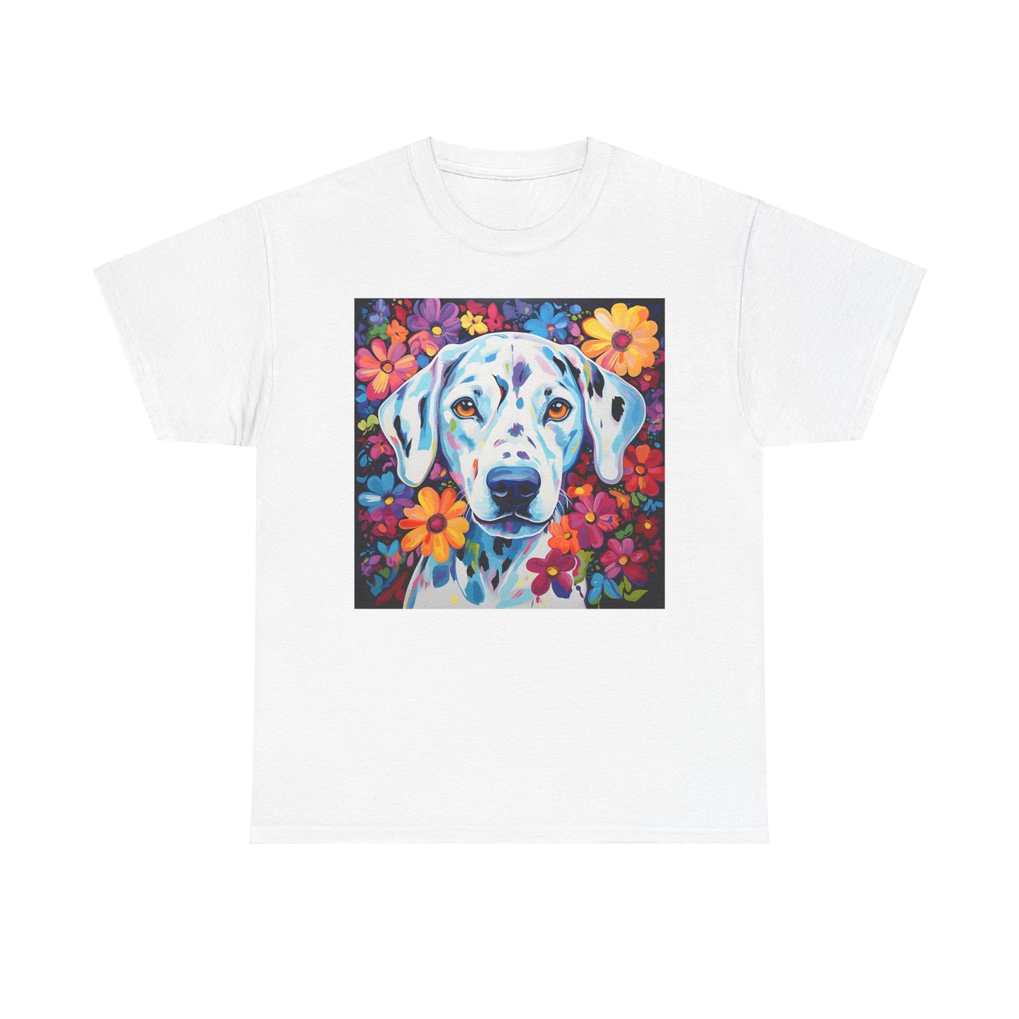Floral Dog Shirt, Floral Dog Tee, Flower Dog Shirt, Animal Lover Tee, Dog Lover Gift Tee, Cute Dog, Floral Dog Birthday Shirt, Floral Dog