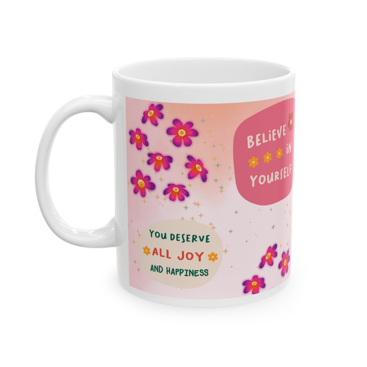 Daily Affirmation Coffee Mug, Positive Affirmations and Inspirational Quotes, Mom Mug Gift, Self Care Mug