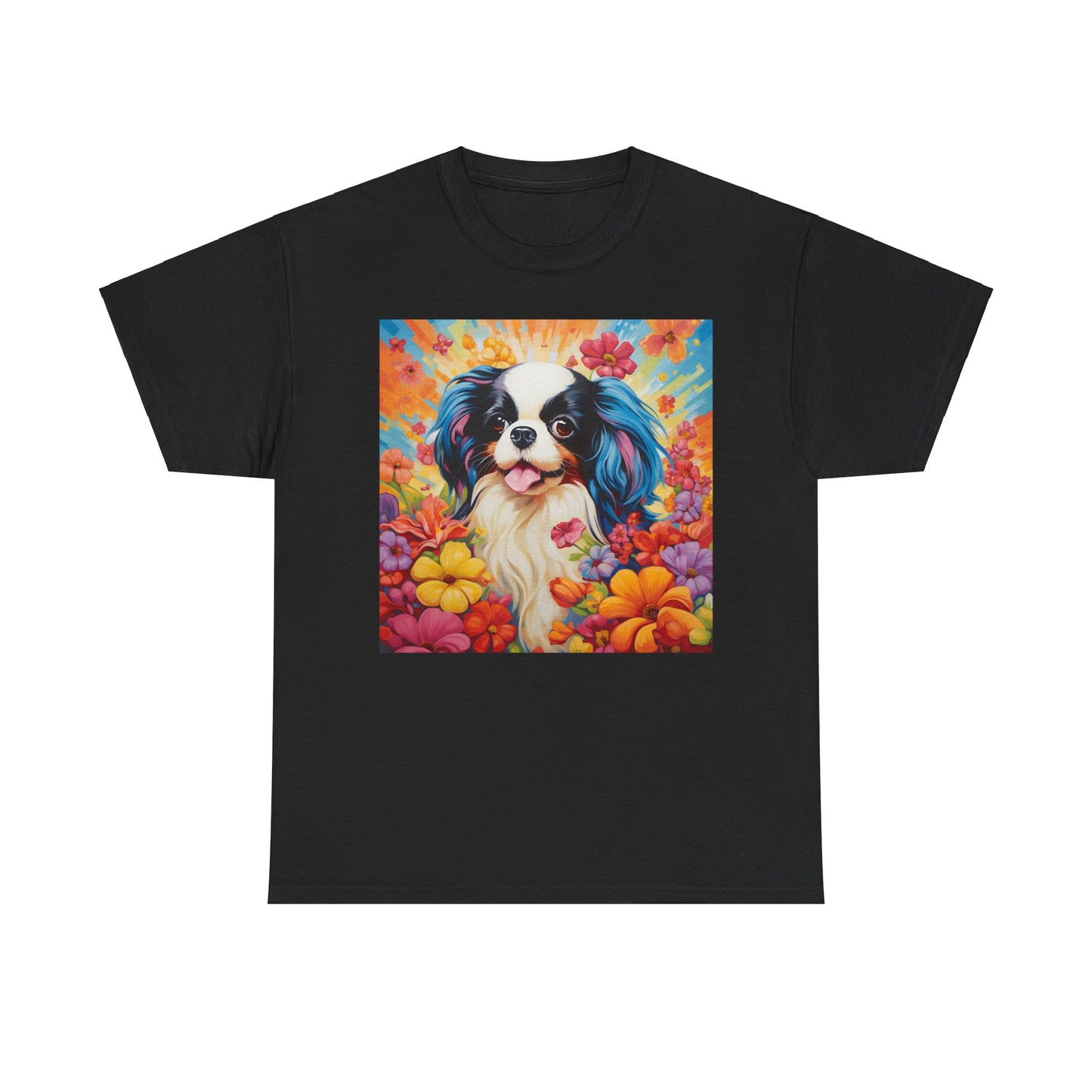 Floral Dog Shirt, Floral Dog Tee, Flower Dog Shirt, Animal Lover Tee, Dog Lover Gift Tee, Cute Dog, Floral Dog Birthday Shirt, Floral Dog