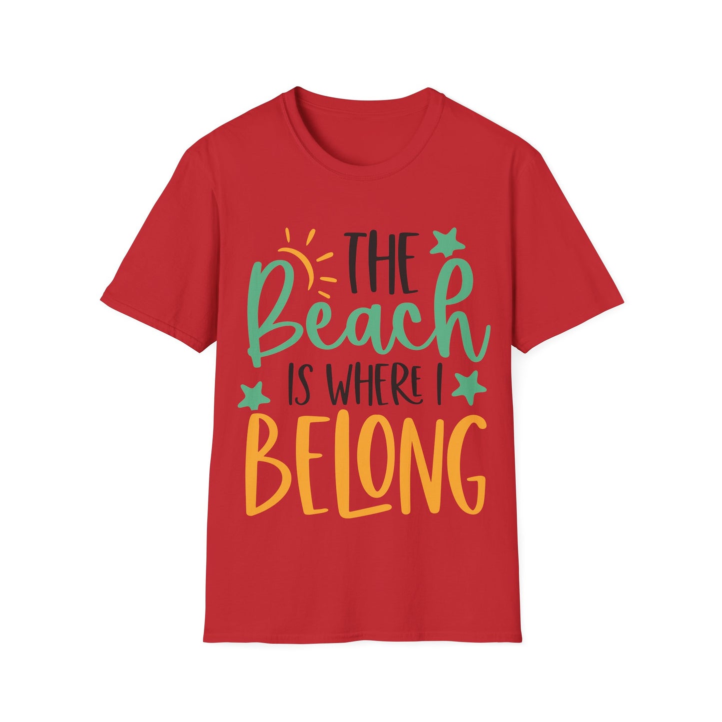 The Beach Is Where I Belong Shirt, Beach Lovers Shirt, Happy Holiday Tee, Summer Shirt, Funny Holiday Shirt, Cruise Vacation Tee