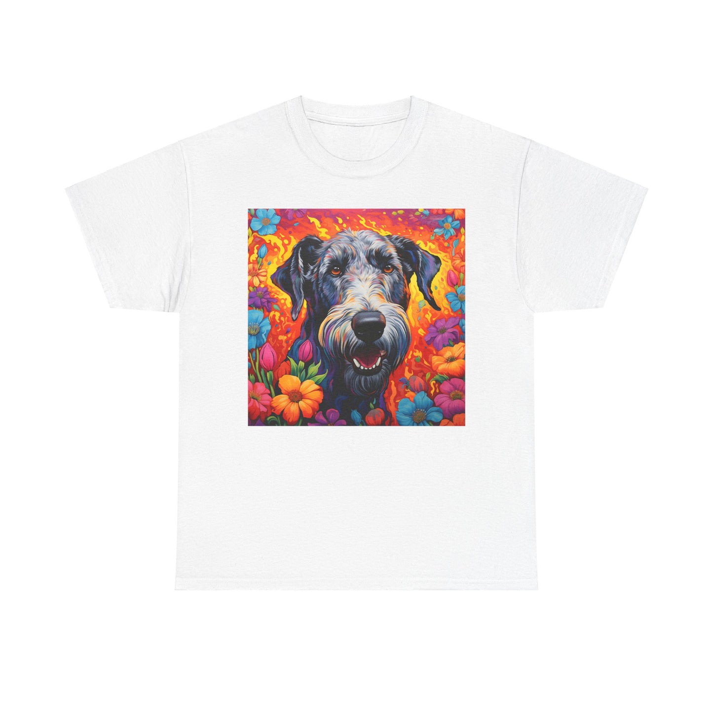 Floral Dog Shirt, Floral Dog Tee, Flower Dog Shirt, Animal Lover Tee, Dog Lover Gift Tee, Cute Dog, Floral Dog Birthday Shirt, Floral Dog