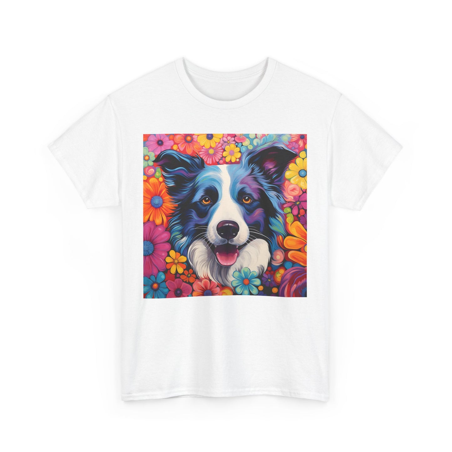 Floral Dog Shirt Gift For Dog Mom, Flower Dog Shirt, Wildflower T-Shirt, Dog Lover Outfit, Cute Puppy Shirt, Dog Owner Gift, Funny Dog Tee