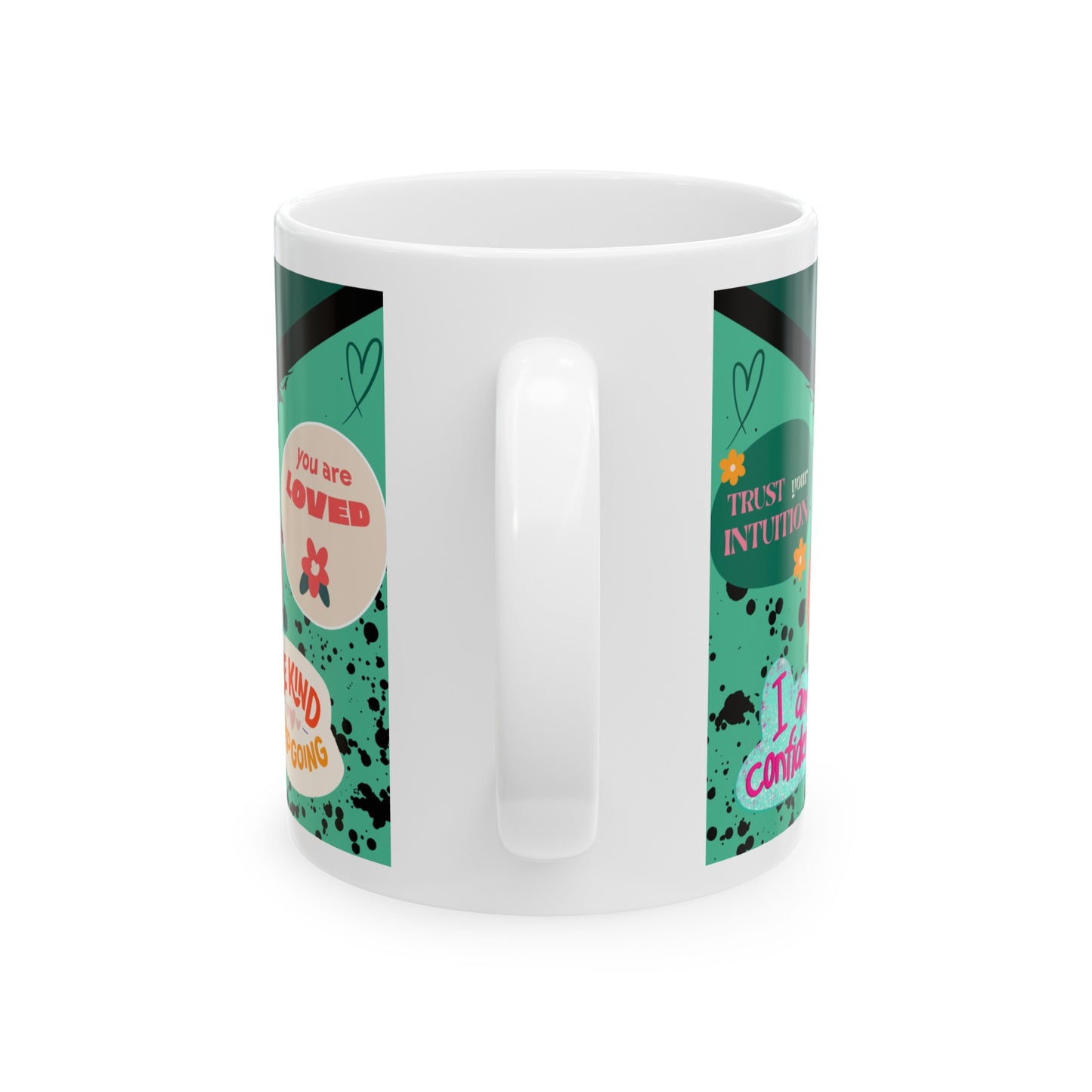 Daily Affirmation Coffee Mug, Positive Affirmations and Inspirational Quotes, Mom Mug Gift, Self Care Mug