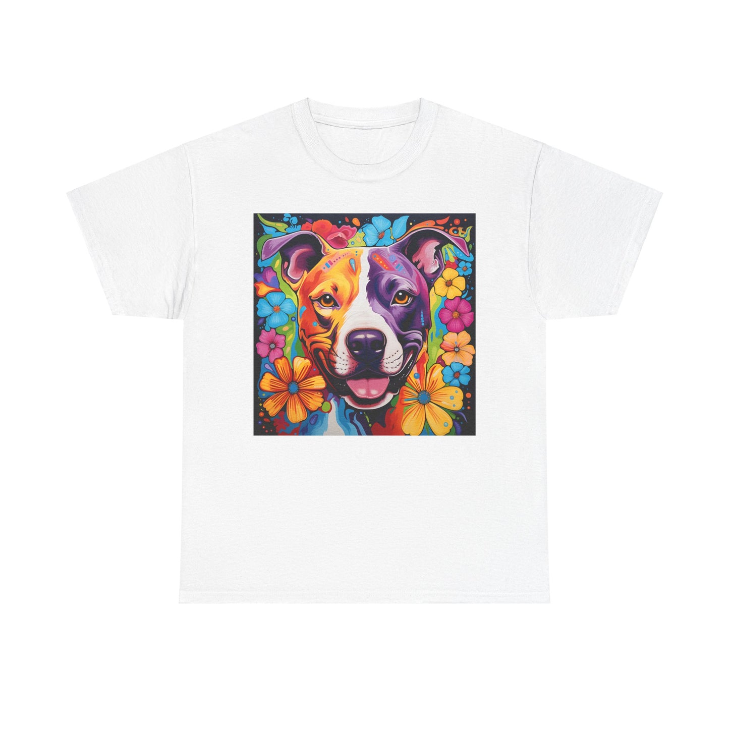 Floral Dog Shirt Gift For Dog Mom, Flower Dog Shirt, Wildflower T-Shirt, Dog Lover Outfit, Cute Puppy Shirt, Dog Owner Gift, Funny Dog Tee