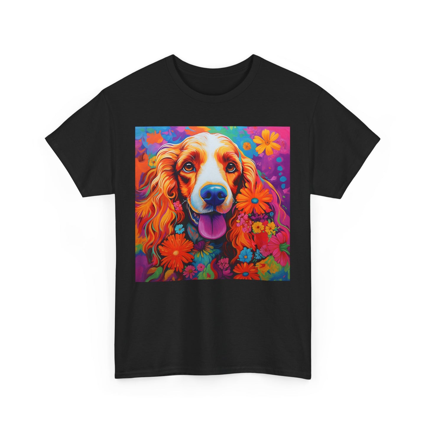Floral Dog Lovers Shirt With Dog Paw, Dog Paw Gift, Dog Lover T-Shirt, Dog Mom Gifts for Dog Mom Lover, Cat Mom Gift, Dog Tee