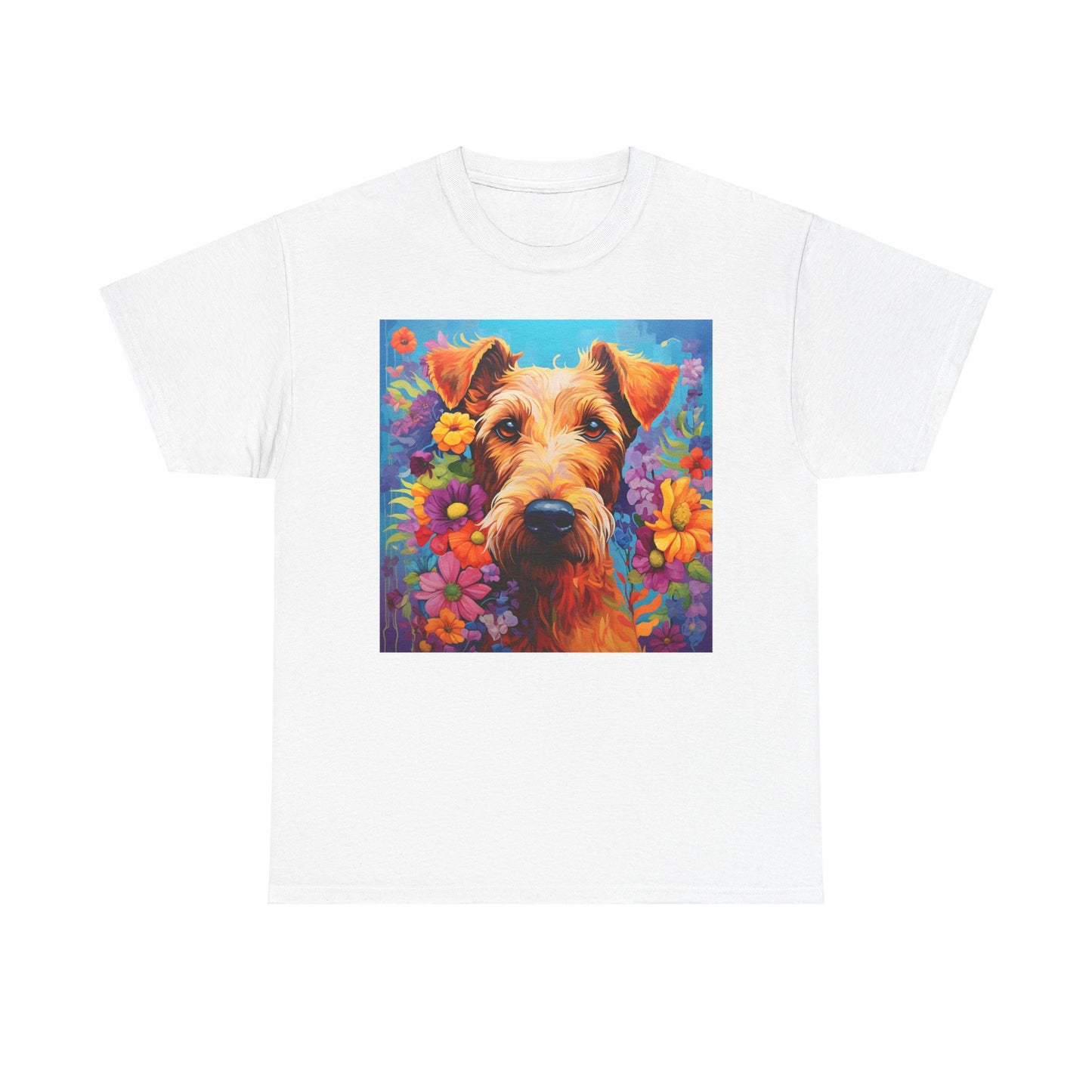 Floral Dog Shirt, Floral Dog Tee, Flower Dog Shirt, Animal Lover Tee, Dog Lover Gift Tee, Cute Dog, Floral Dog Birthday Shirt, Floral Dog