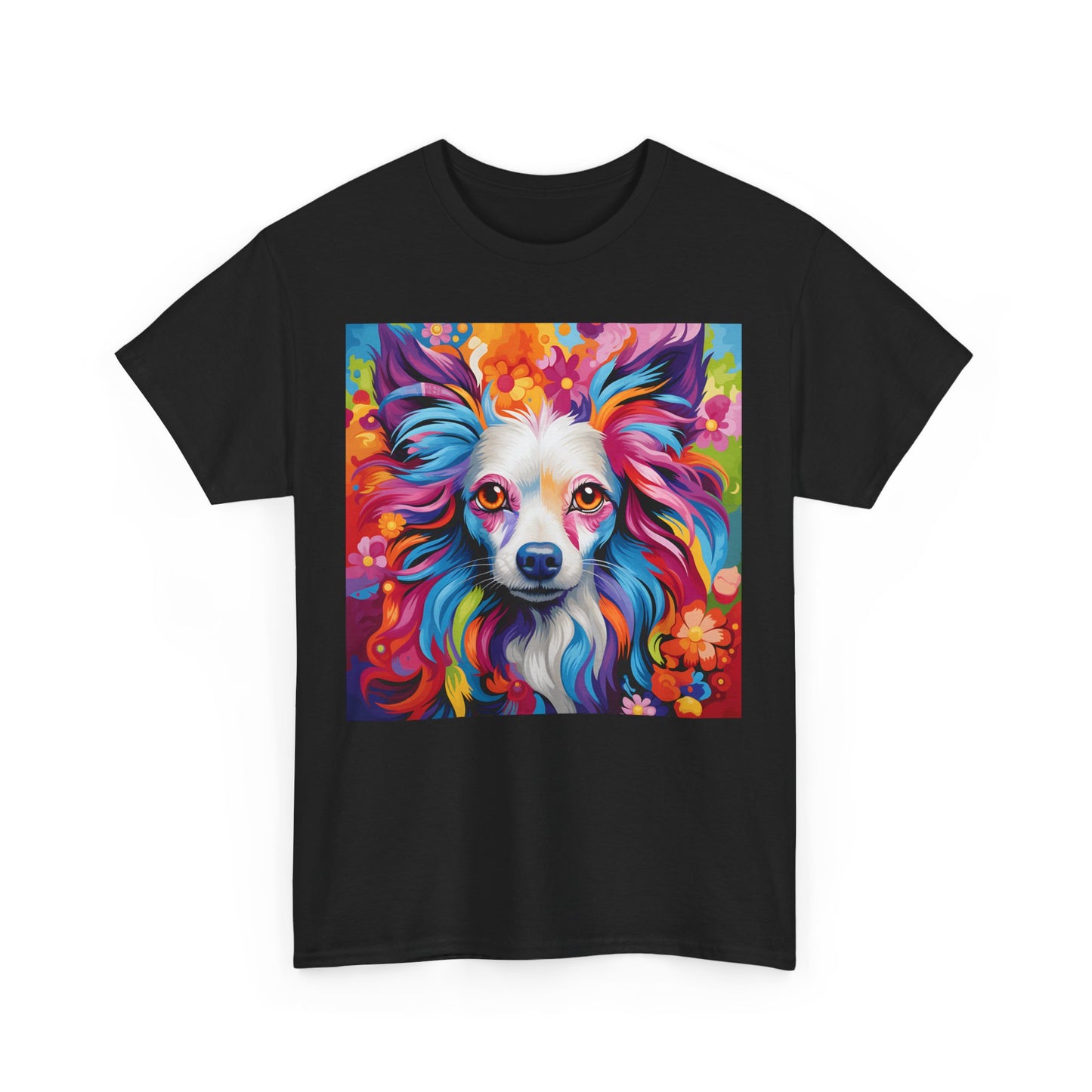 Floral Dog Shirt, Floral Dog Tee, Flower Dog Shirt, Animal Lover Tee, Dog Lover Gift Tee, Cute Dog, Floral Dog Birthday Shirt, Floral Dog