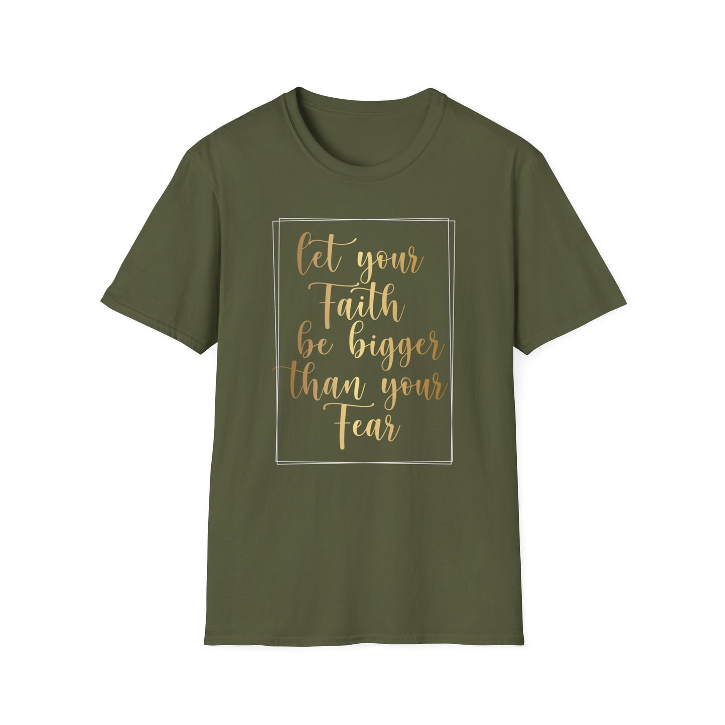 Let Your Faith Be Bigger Than Your Fear, Inspirational Gift, Inspirational T-Shirt Gift, Trust in Yourself T-Shirt, Inspire T-shirt, Motivational T-Shirts, Inspirational T-Shirt Gift, Inspire, Dream Create Share T=Shirt Gift, Tee Gift, Good Mood