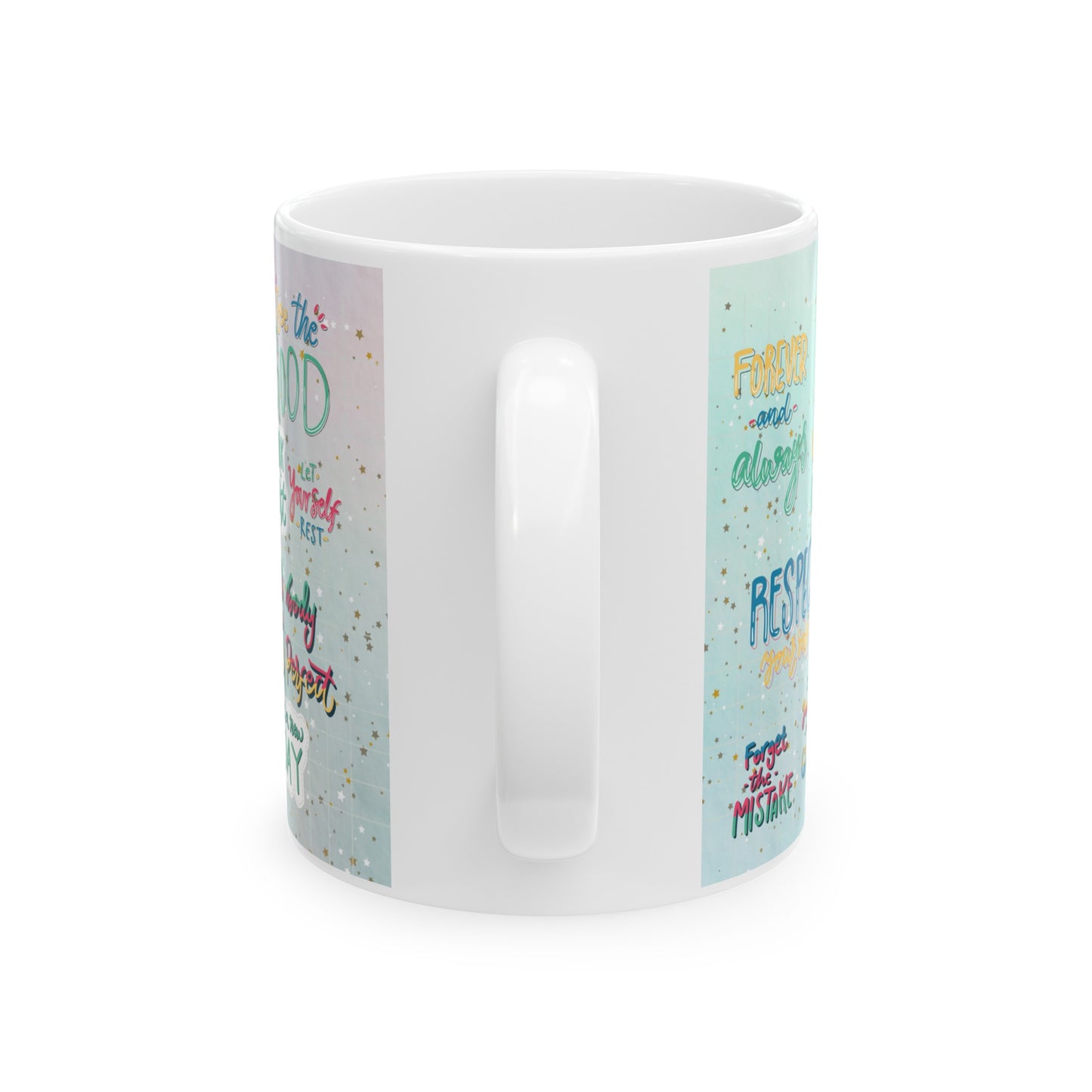 Daily Affirmation Coffee Mug, Positive Affirmations and Inspirational Quotes, Mom Mug Gift, Self Care Mug