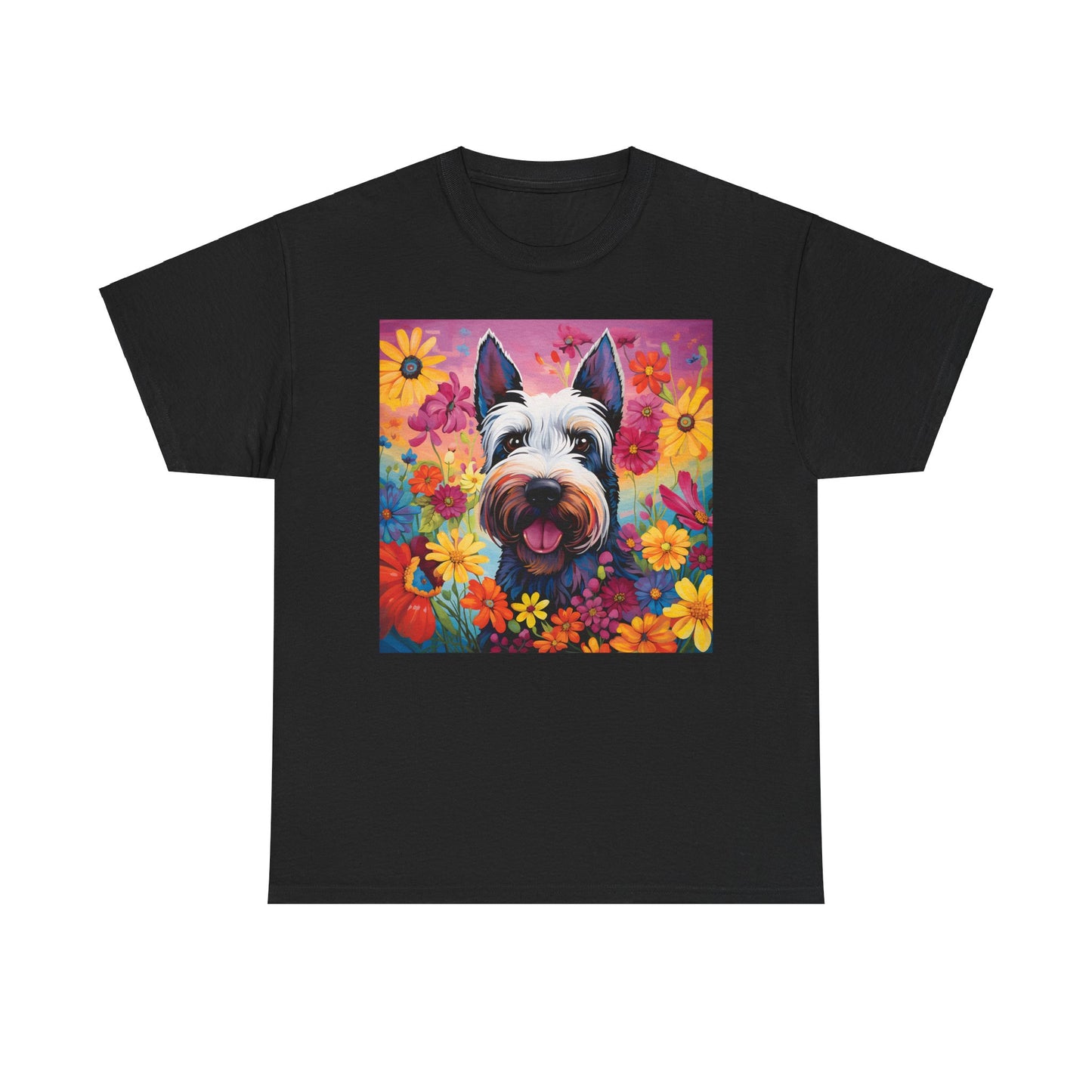 Floral Dog Lovers Shirt With Dog Paw, Dog Paw Gift, Dog Lover T-Shirt, Dog Mom Gifts for Dog Mom Lover, Cat Mom Gift, Dog Tee