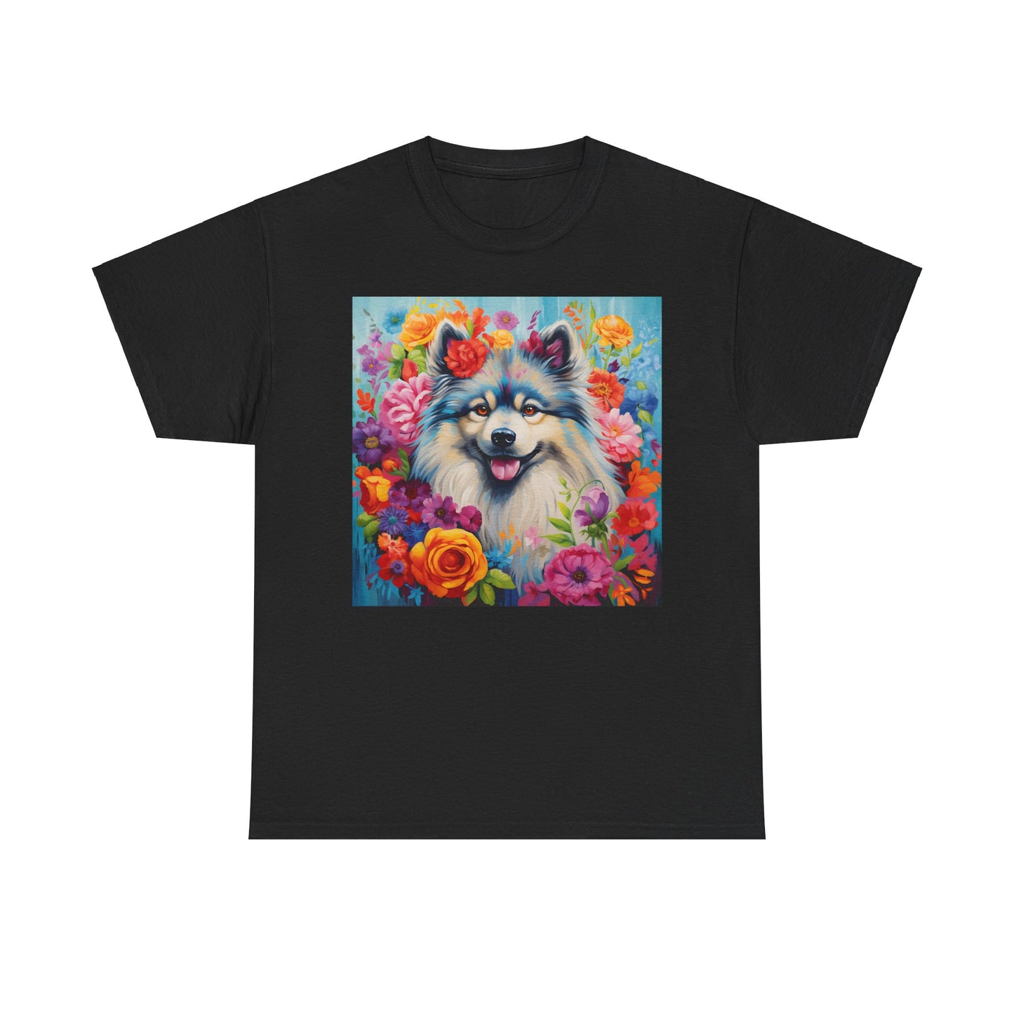 Floral Dog Shirt, Floral Dog Tee, Flower Dog Shirt, Animal Lover Tee, Dog Lover Gift Tee, Cute Dog, Floral Dog Birthday Shirt, Floral Dog