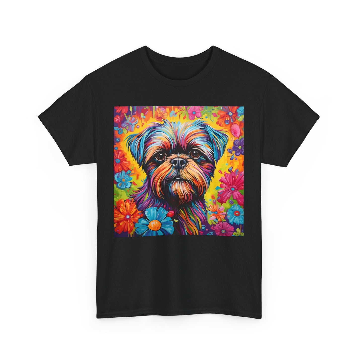 Floral Dog Lovers Shirt With Dog Paw, Dog Paw Gift, Dog Lover T-Shirt, Dog Mom Gifts for Dog Mom Lover, Cat Mom Gift, Dog Tee