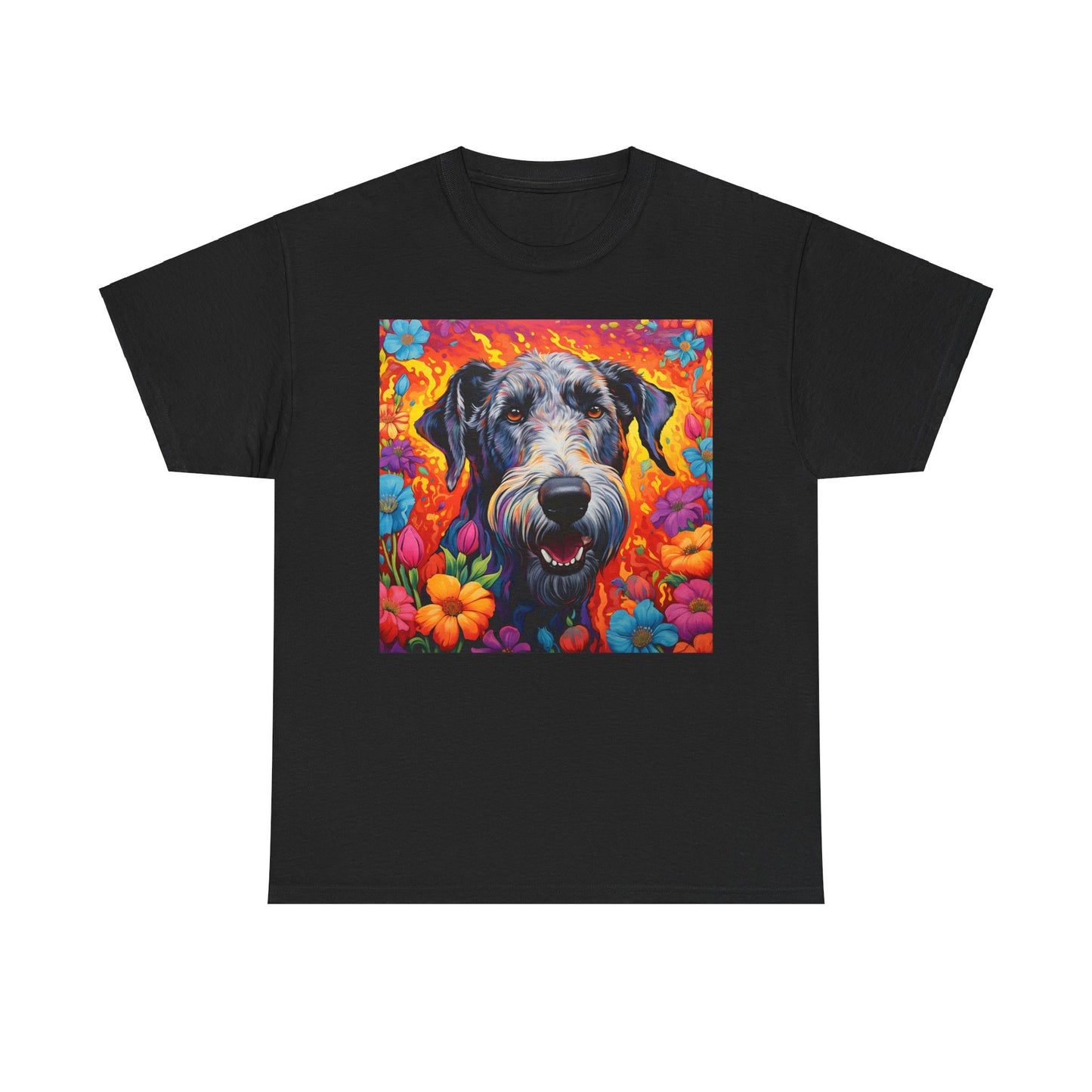 Floral Dog Shirt, Floral Dog Tee, Flower Dog Shirt, Animal Lover Tee, Dog Lover Gift Tee, Cute Dog, Floral Dog Birthday Shirt, Floral Dog