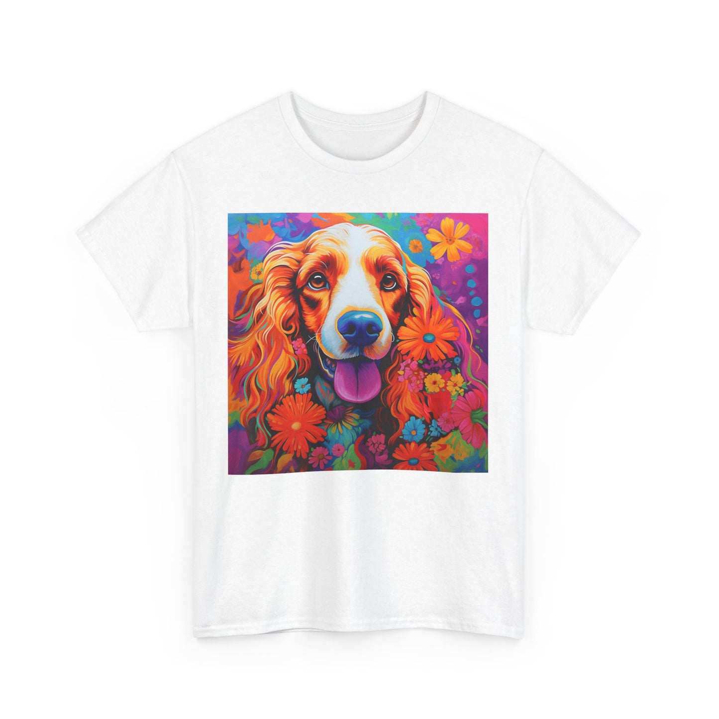 Floral Dog Lovers Shirt With Dog Paw, Dog Paw Gift, Dog Lover T-Shirt, Dog Mom Gifts for Dog Mom Lover, Cat Mom Gift, Dog Tee