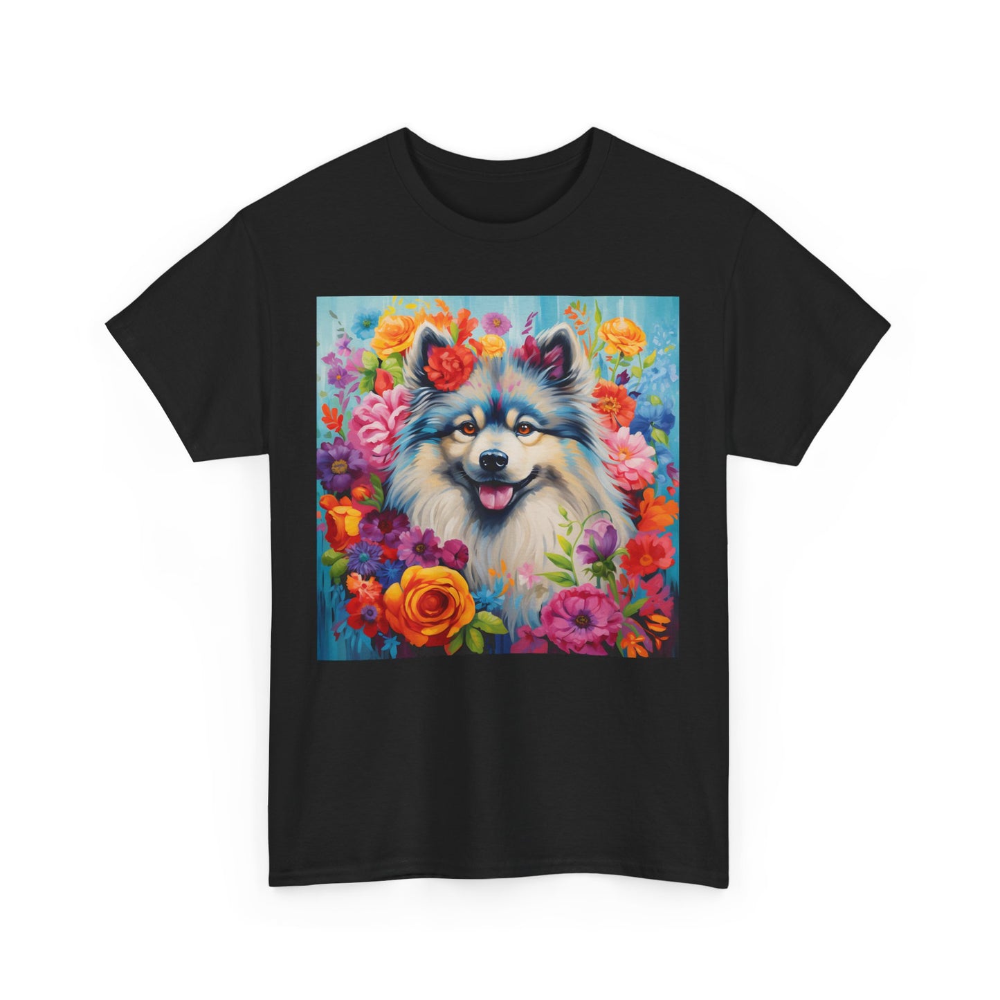 Floral Dog Shirt, Floral Dog Tee, Flower Dog Shirt, Animal Lover Tee, Dog Lover Gift Tee, Cute Dog, Floral Dog Birthday Shirt, Floral Dog