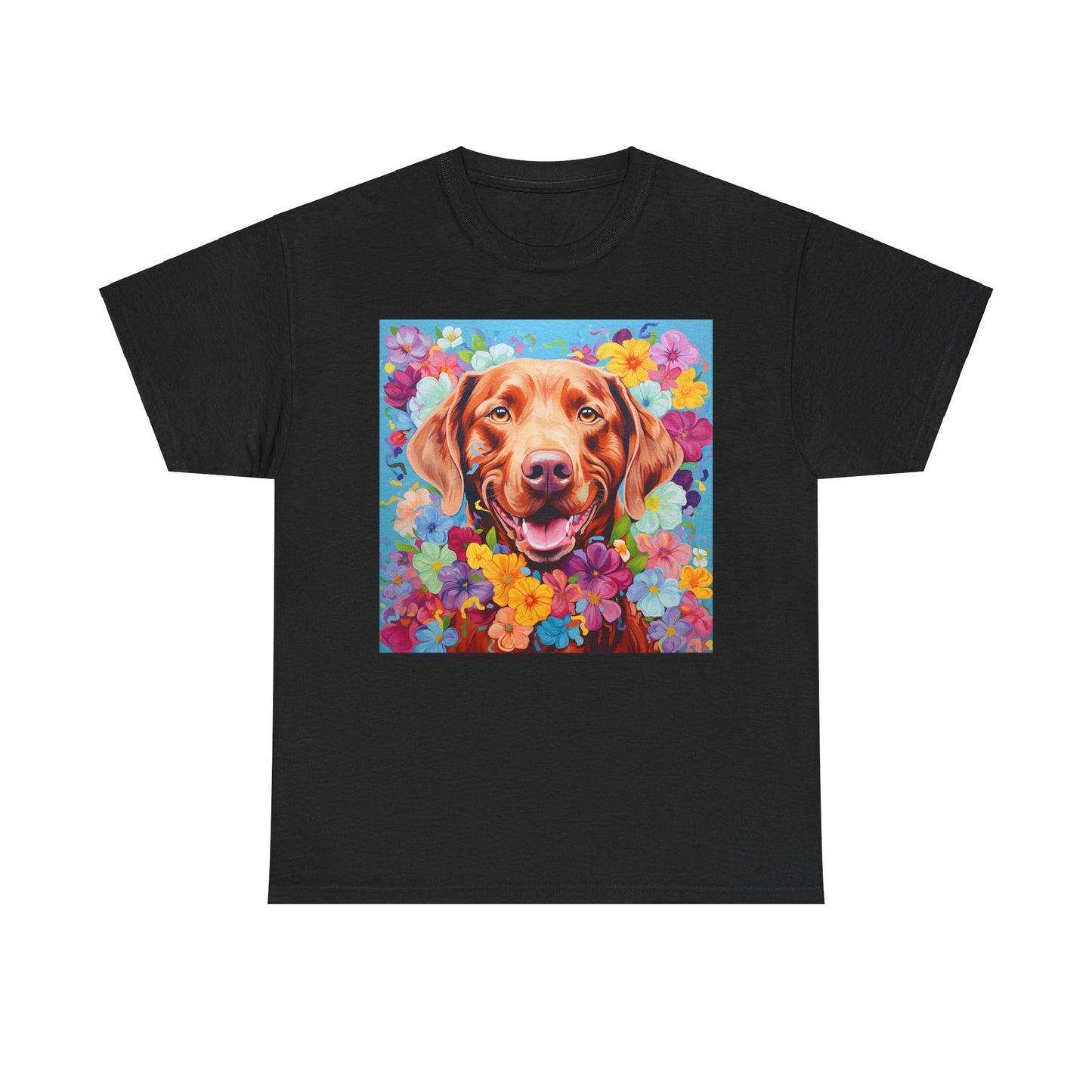Floral Dog Shirt, Floral Dog Tee, Flower Dog Shirt, Animal Lover Tee, Dog Lover Gift Tee, Cute Dog, Floral Dog Birthday Shirt, Floral Dog