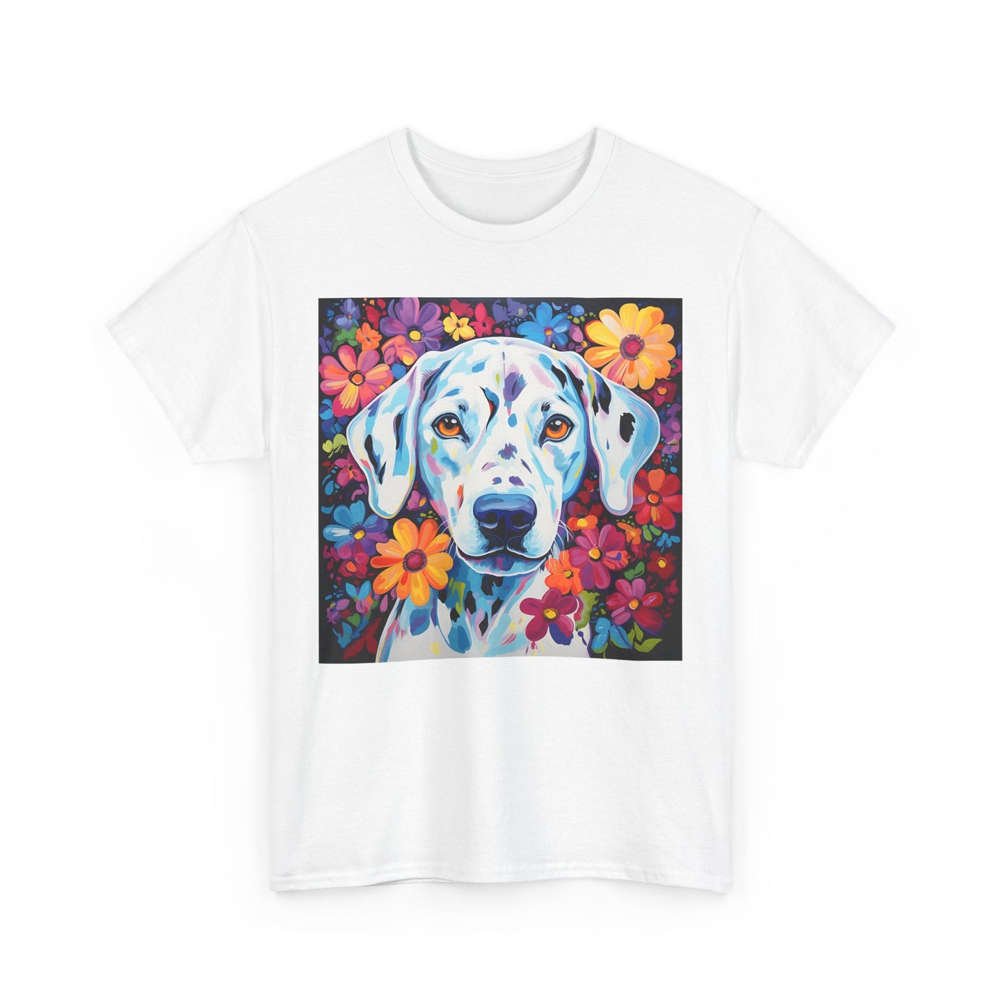 Floral Dog Shirt, Floral Dog Tee, Flower Dog Shirt, Animal Lover Tee, Dog Lover Gift Tee, Cute Dog, Floral Dog Birthday Shirt, Floral Dog
