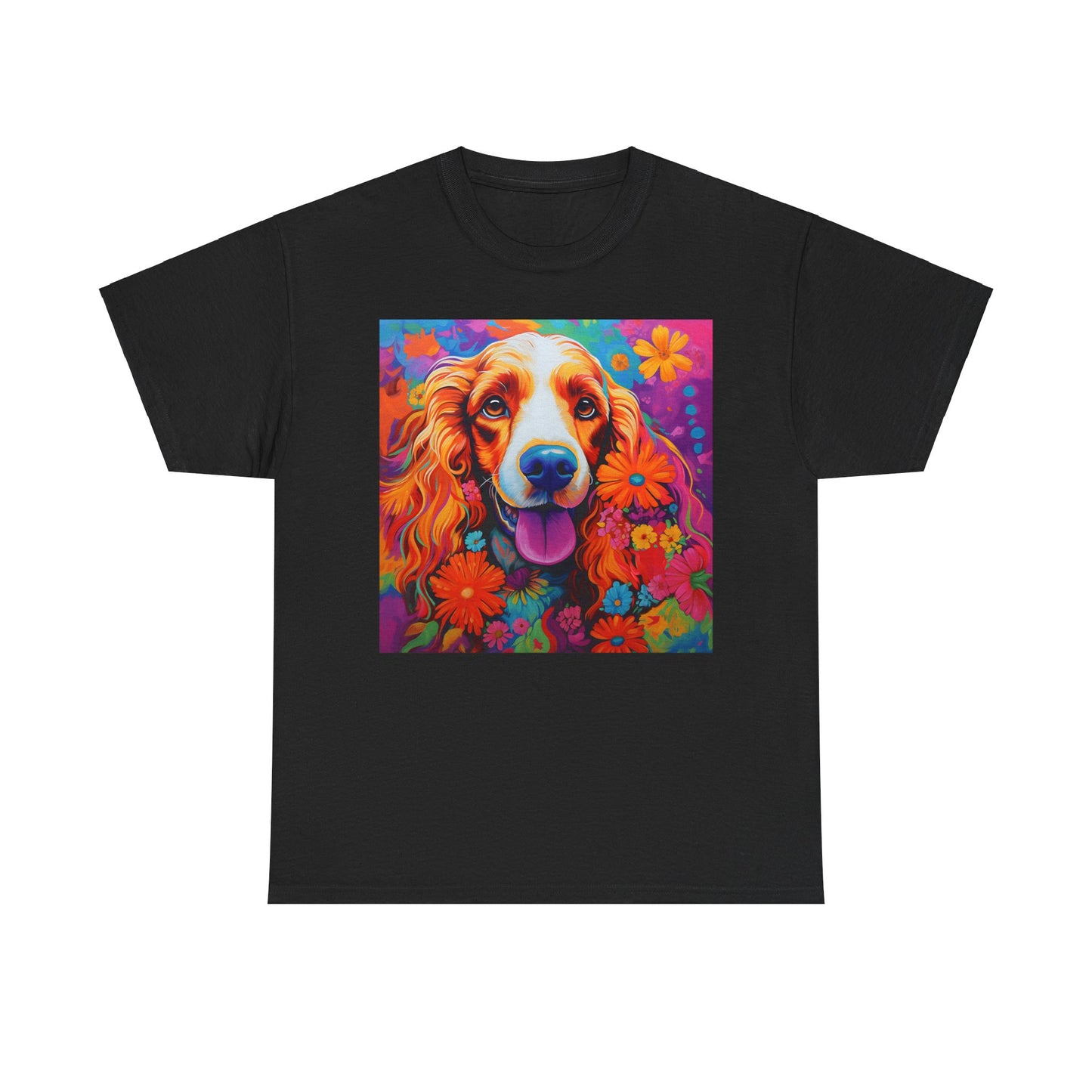 Floral Dog Lovers Shirt With Dog Paw, Dog Paw Gift, Dog Lover T-Shirt, Dog Mom Gifts for Dog Mom Lover, Cat Mom Gift, Dog Tee