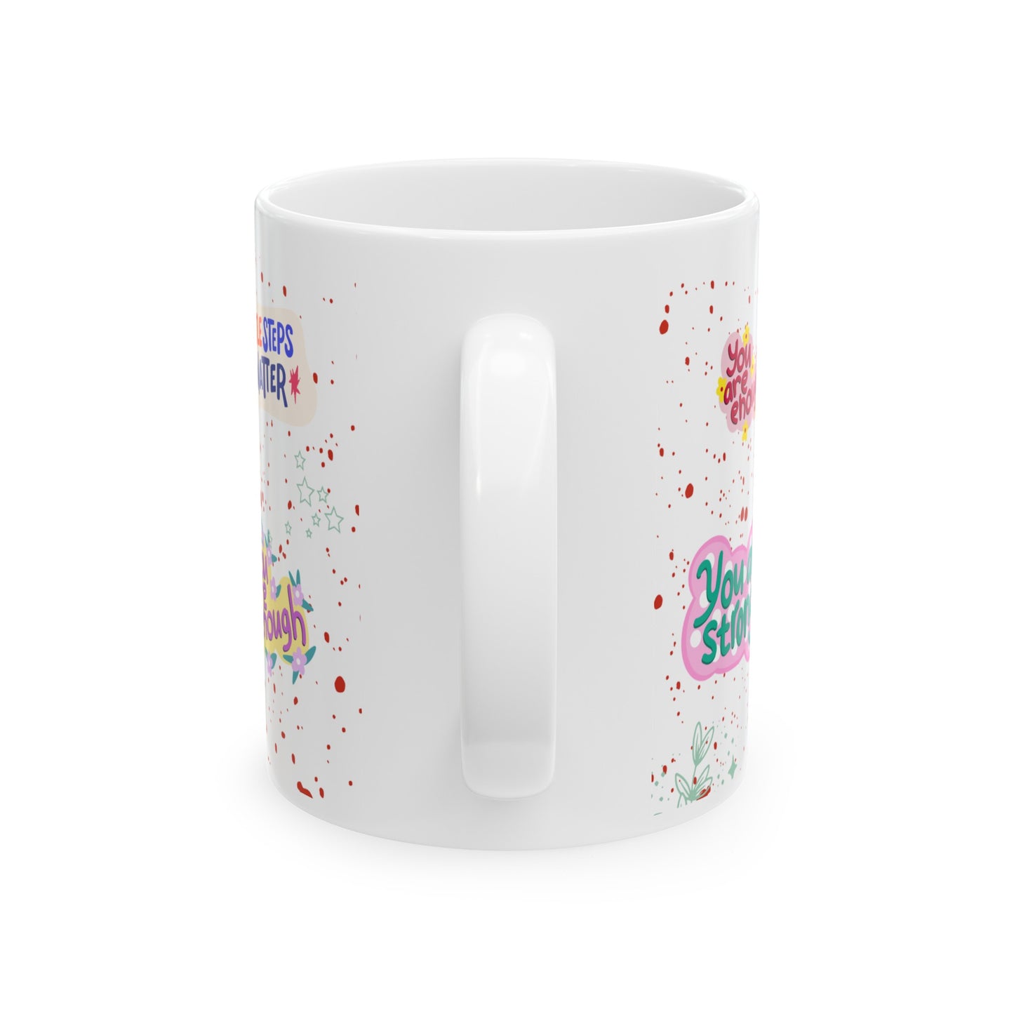 Daily Affirmation Coffee Mug, Positive Affirmations and Inspirational Quotes, Mom Mug Gift, Self Care Mug