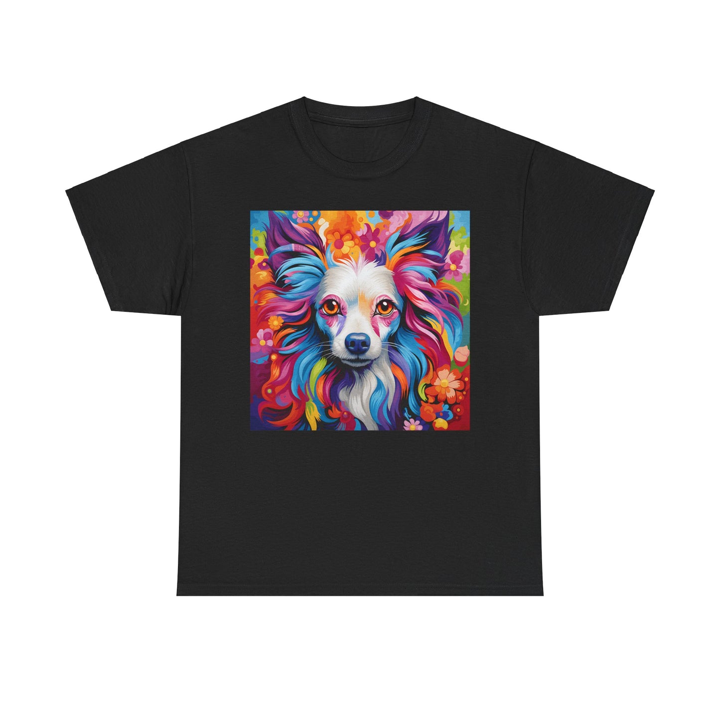 Floral Dog Shirt, Floral Dog Tee, Flower Dog Shirt, Animal Lover Tee, Dog Lover Gift Tee, Cute Dog, Floral Dog Birthday Shirt, Floral Dog