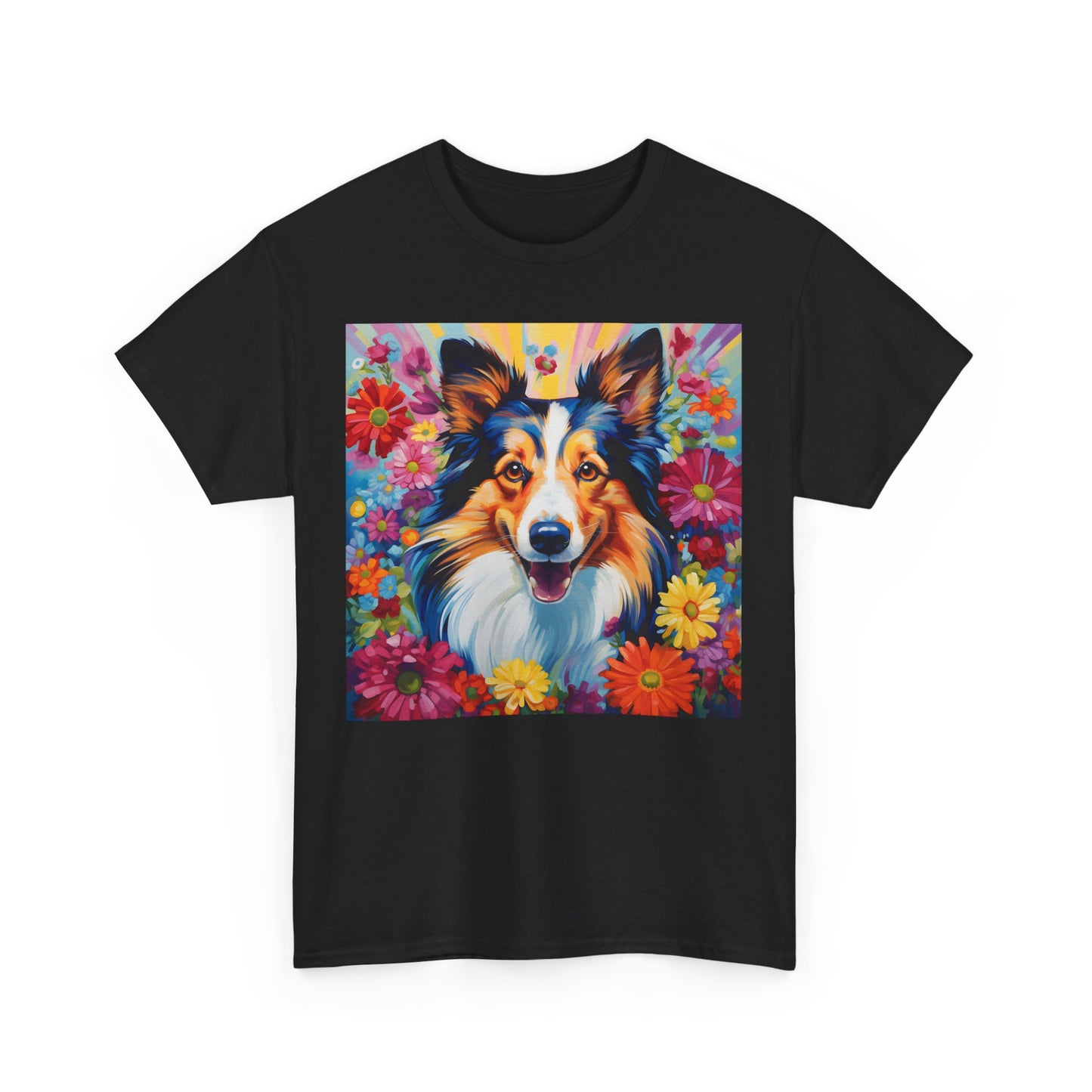 Floral Dog Lovers Shirt With Dog Paw, Dog Paw Gift, Dog Lover T-Shirt, Dog Mom Gifts for Dog Mom Lover, Cat Mom Gift, Dog Tee