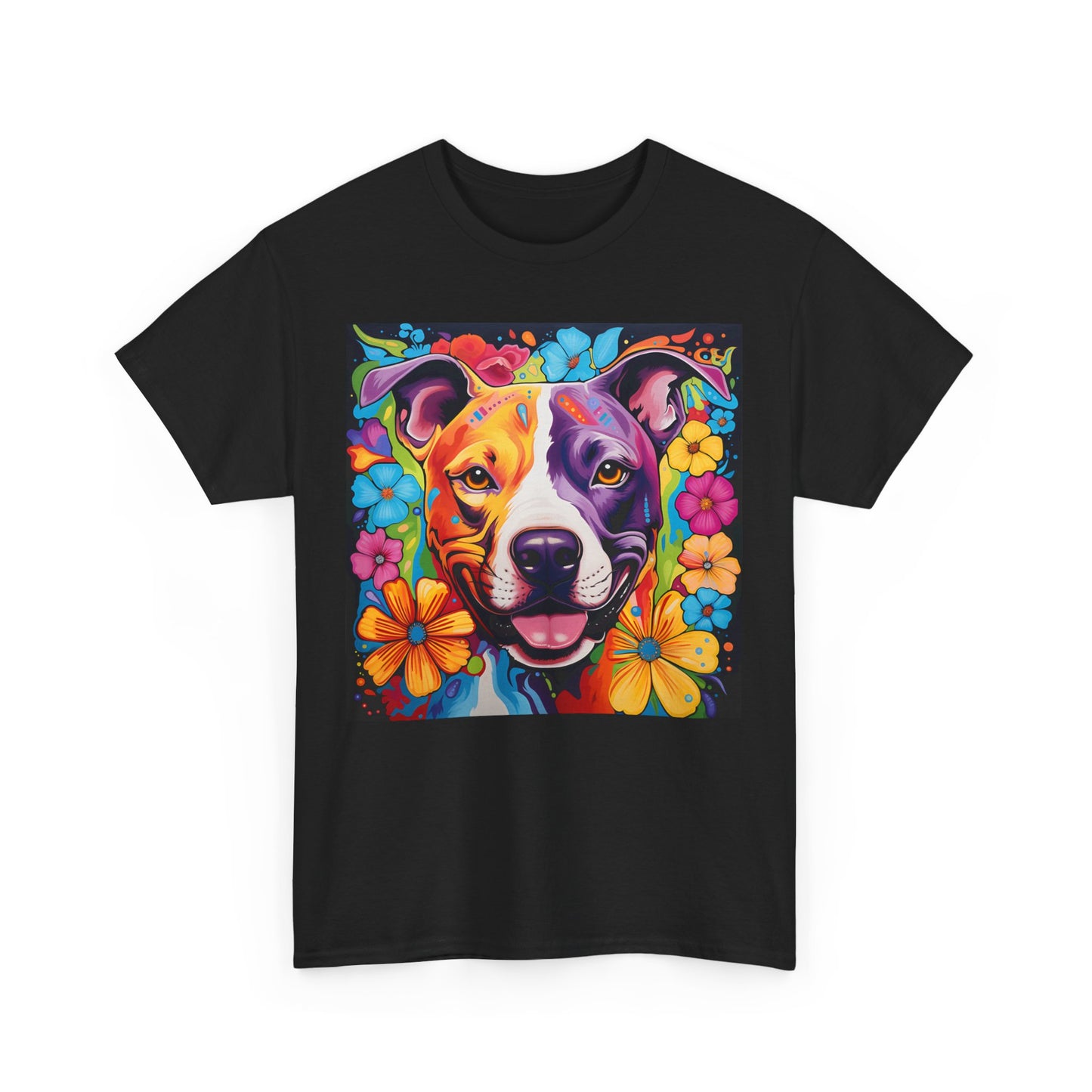 Floral Dog Shirt Gift For Dog Mom, Flower Dog Shirt, Wildflower T-Shirt, Dog Lover Outfit, Cute Puppy Shirt, Dog Owner Gift, Funny Dog Tee