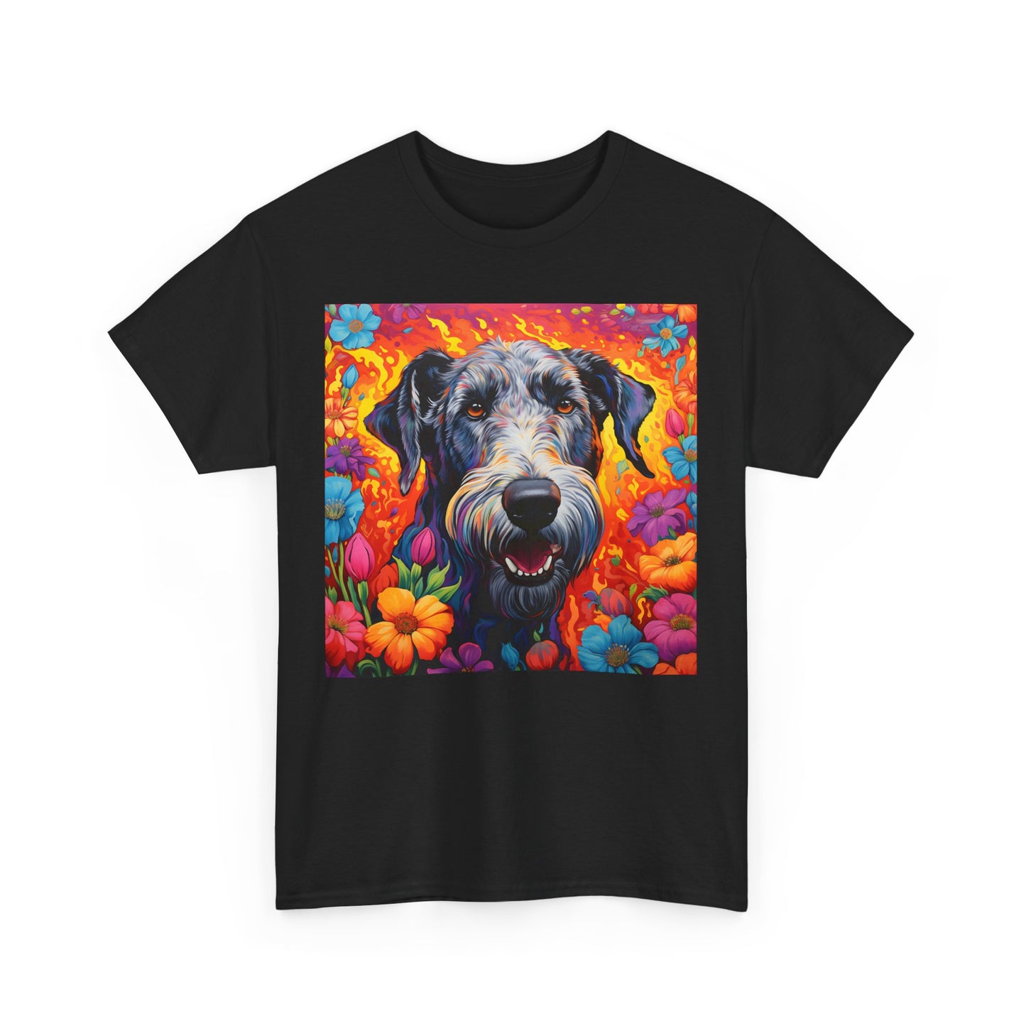 Floral Dog Shirt, Floral Dog Tee, Flower Dog Shirt, Animal Lover Tee, Dog Lover Gift Tee, Cute Dog, Floral Dog Birthday Shirt, Floral Dog