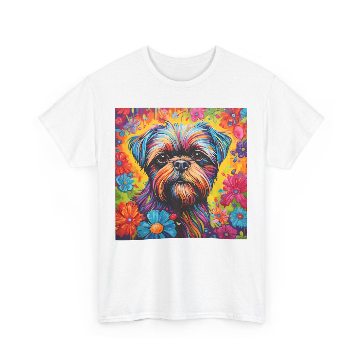 Floral Dog Lovers Shirt With Dog Paw, Dog Paw Gift, Dog Lover T-Shirt, Dog Mom Gifts for Dog Mom Lover, Cat Mom Gift, Dog Tee