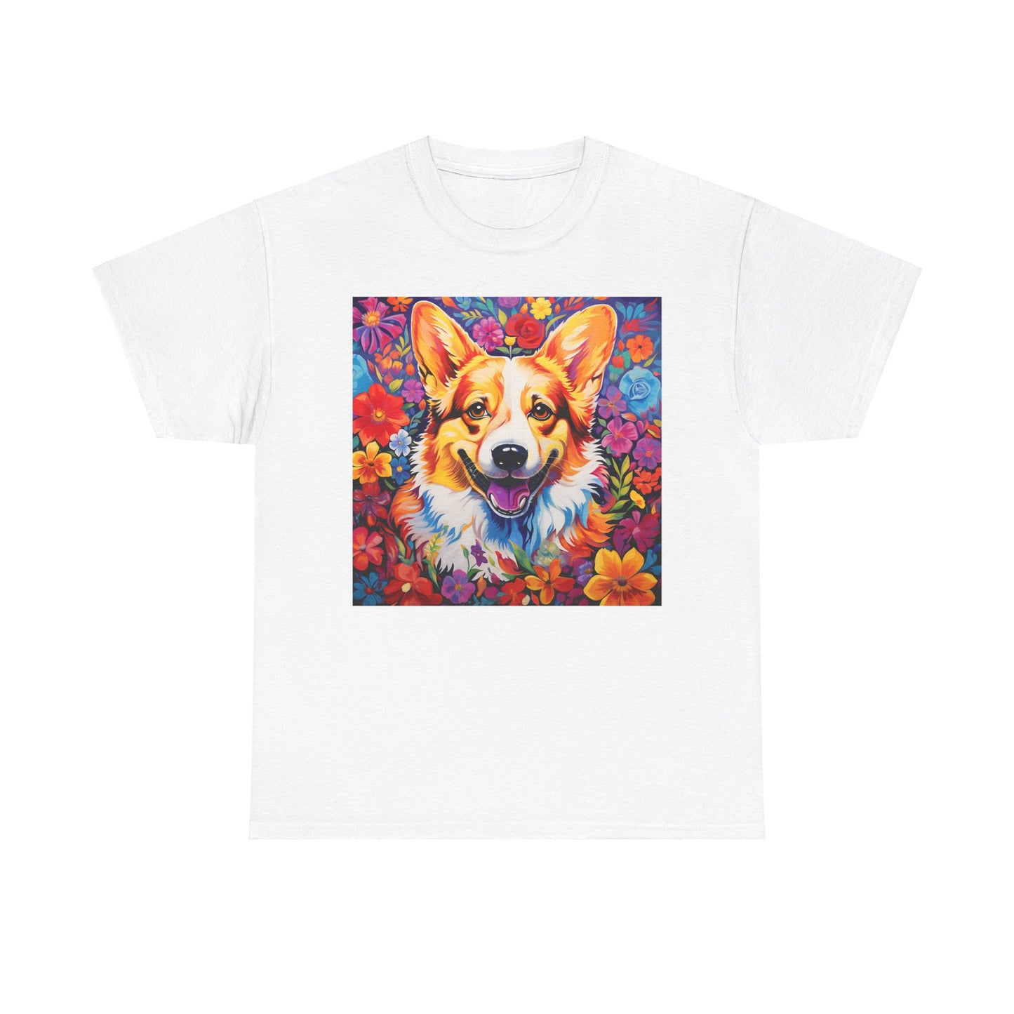 Floral Dog Lovers Shirt With Dog Paw, Dog Paw Gift, Dog Lover T-Shirt, Dog Mom Gifts for Dog Mom Lover, Cat Mom Gift, Dog Tee