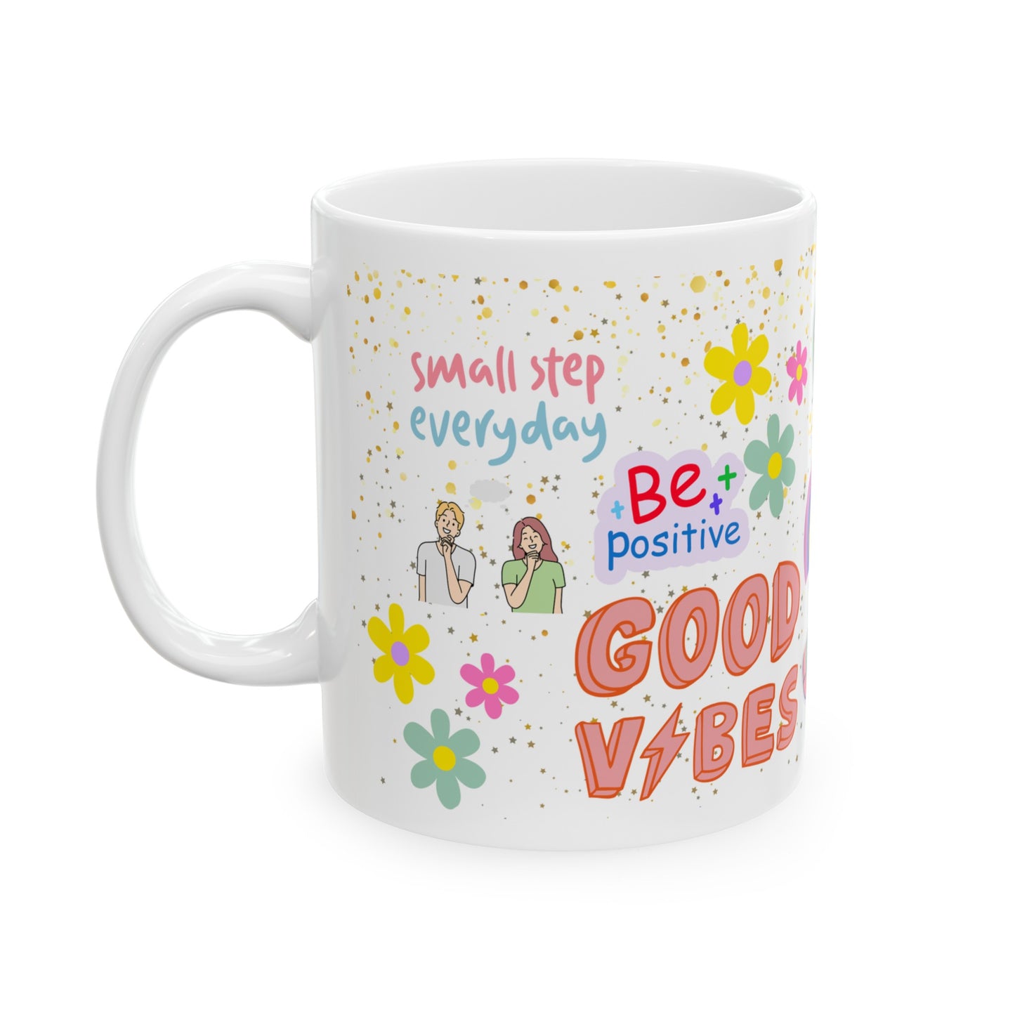 Daily Affirmation Coffee Mug, Positive Affirmations and Inspirational Quotes, Mom Mug Gift, Self Care Mug