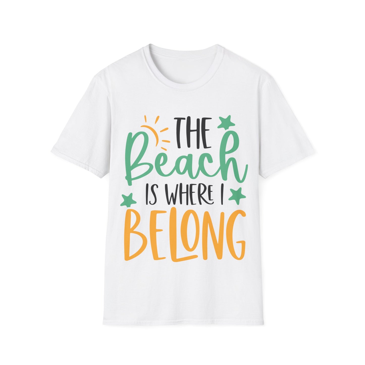 The Beach Is Where I Belong Shirt, Beach Lovers Shirt, Happy Holiday Tee, Summer Shirt, Funny Holiday Shirt, Cruise Vacation Tee