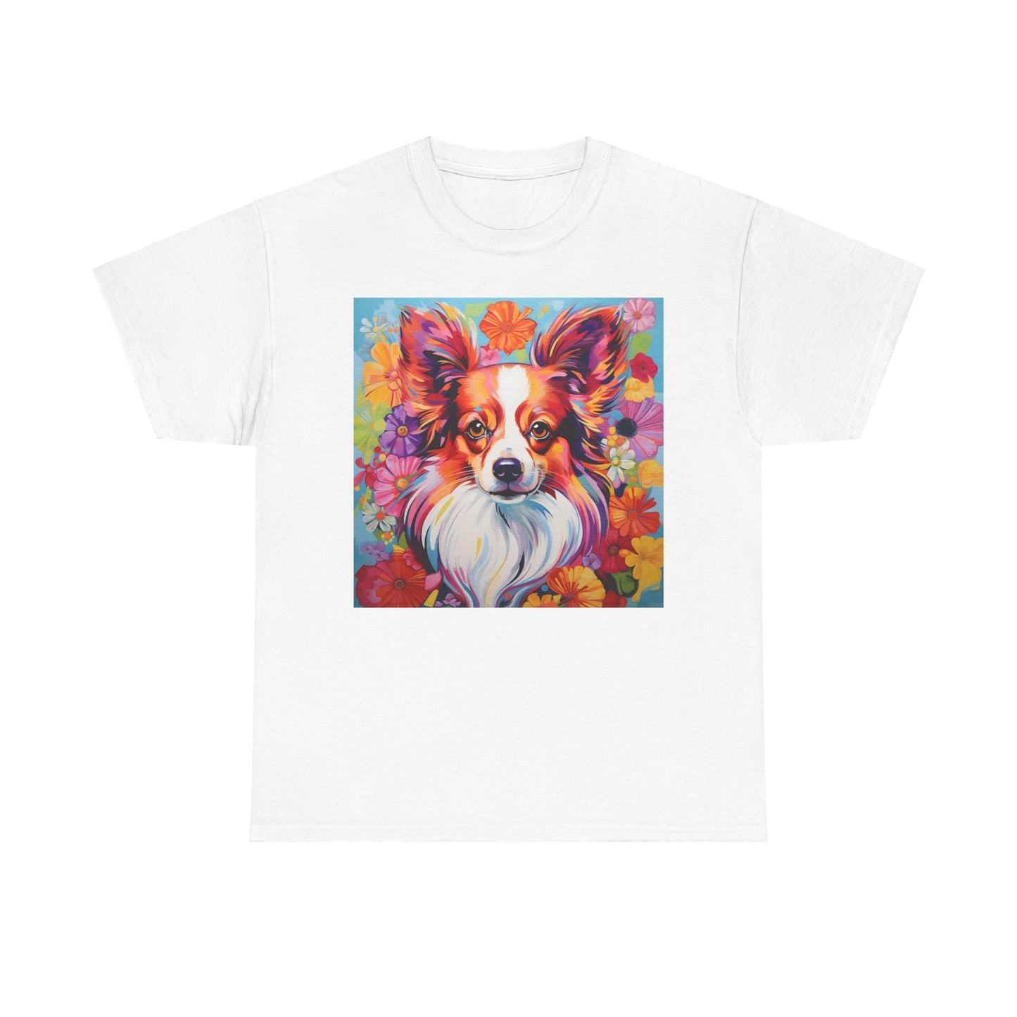 Floral Dog Shirt, Floral Dog Tee, Flower Dog Shirt, Animal Lover Tee, Dog Lover Gift Tee, Cute Dog, Floral Dog Birthday Shirt, Floral Dog