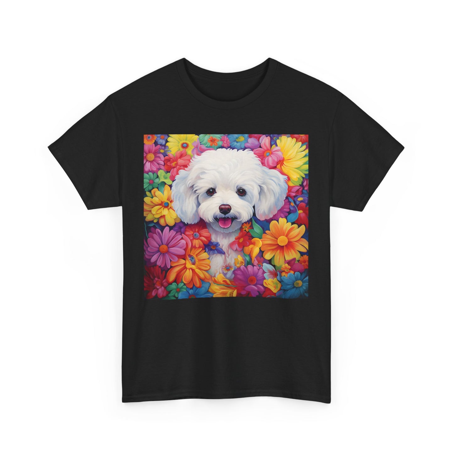 Floral Dog Shirt Gift For Dog Mom, Flower Dog Shirt, Wildflower T-Shirt, Dog Lover Outfit, Cute Puppy Shirt, Dog Owner Gift, Funny Dog Tee