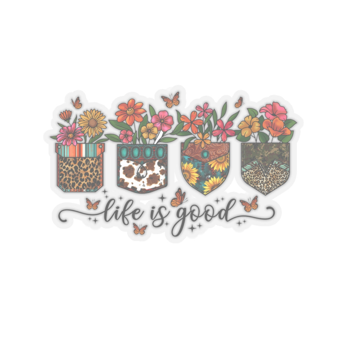 Life Is Good Kiss-Cut Stickers