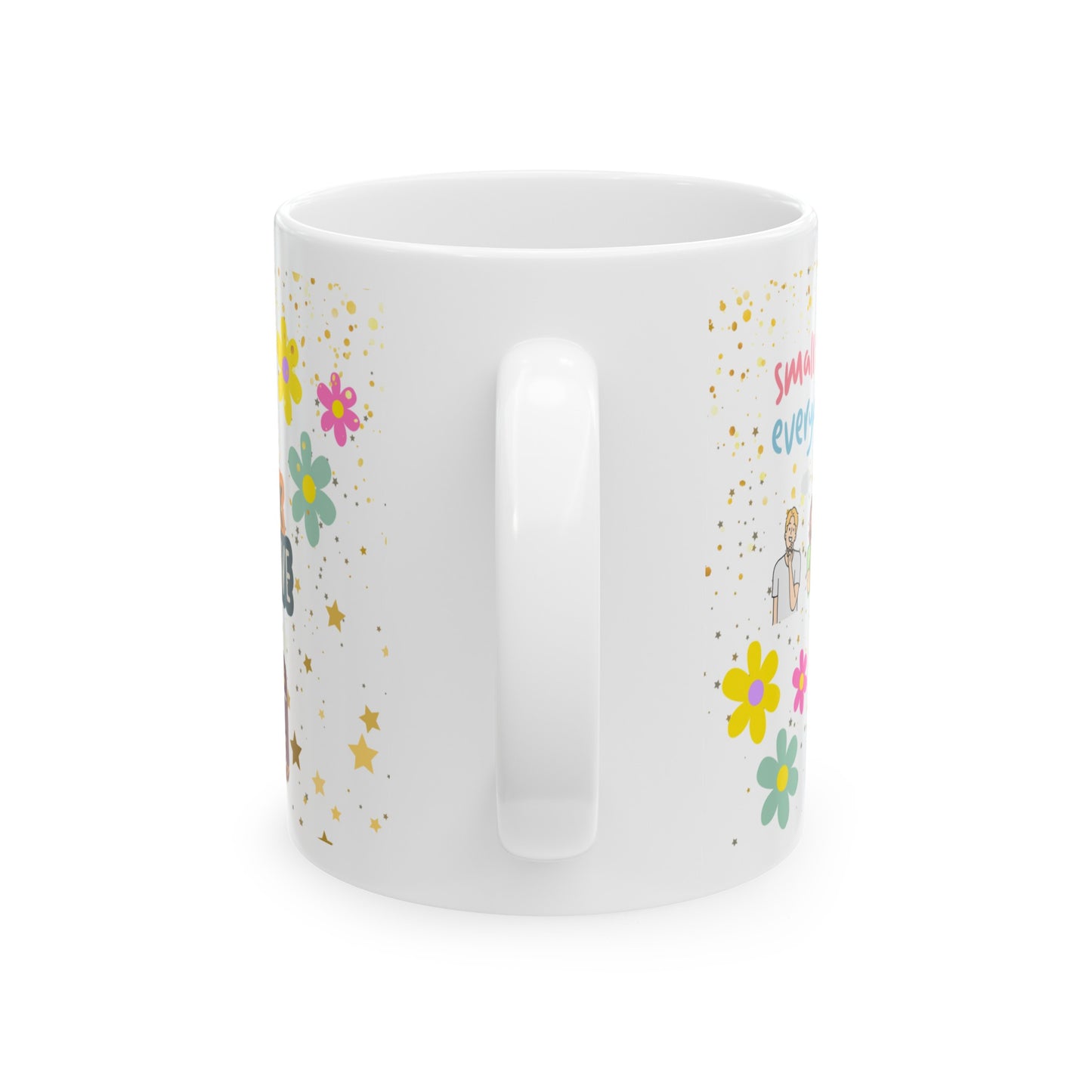 Daily Affirmation Coffee Mug, Positive Affirmations and Inspirational Quotes, Mom Mug Gift, Self Care Mug
