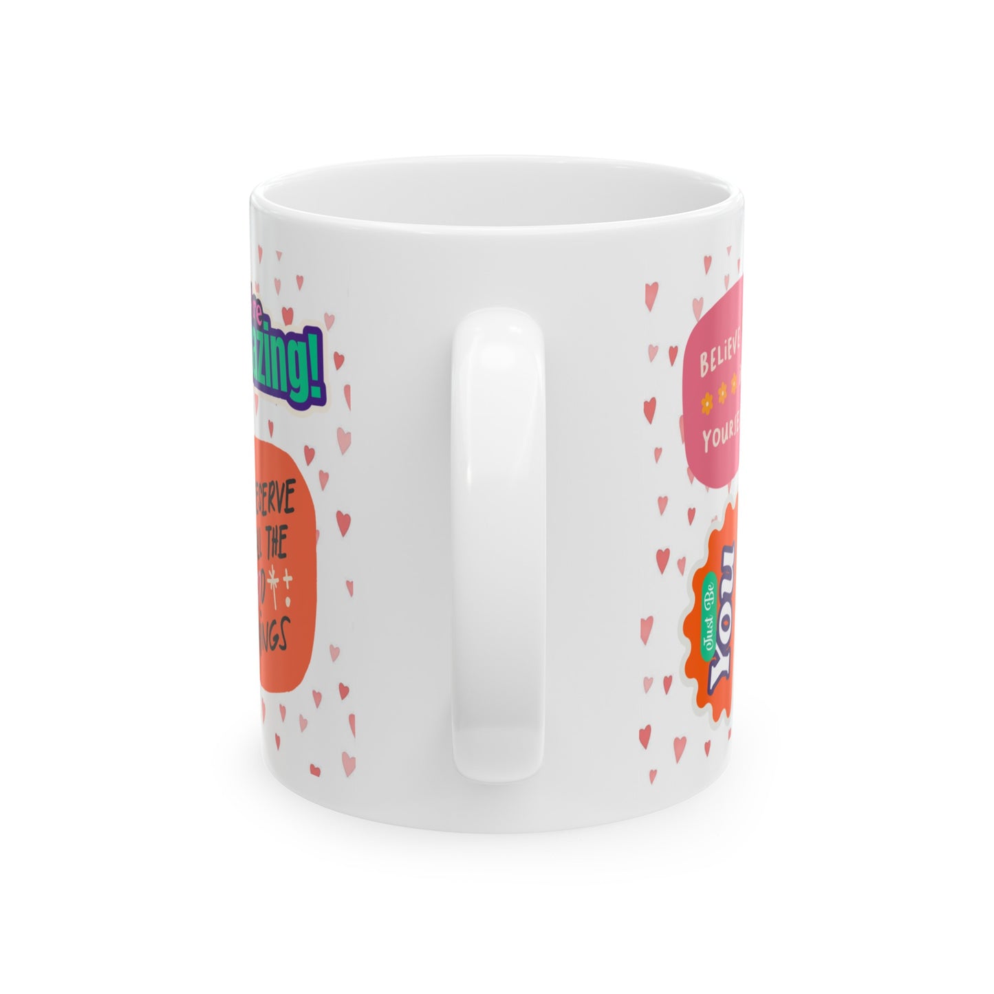 Daily Affirmation Coffee Mug, Positive Affirmations and Inspirational Quotes, Mom Mug Gift, Self Care Mug