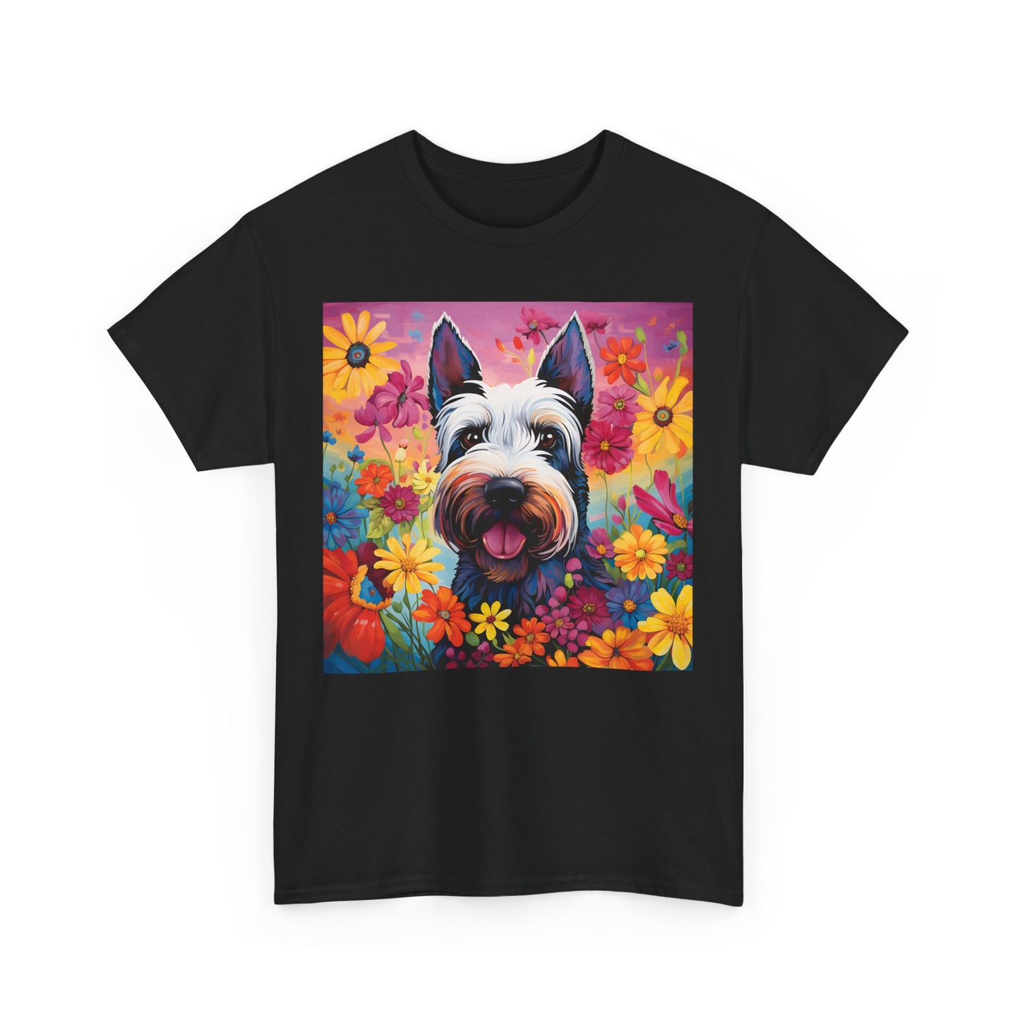 Floral Dog Lovers Shirt With Dog Paw, Dog Paw Gift, Dog Lover T-Shirt, Dog Mom Gifts for Dog Mom Lover, Cat Mom Gift, Dog Tee