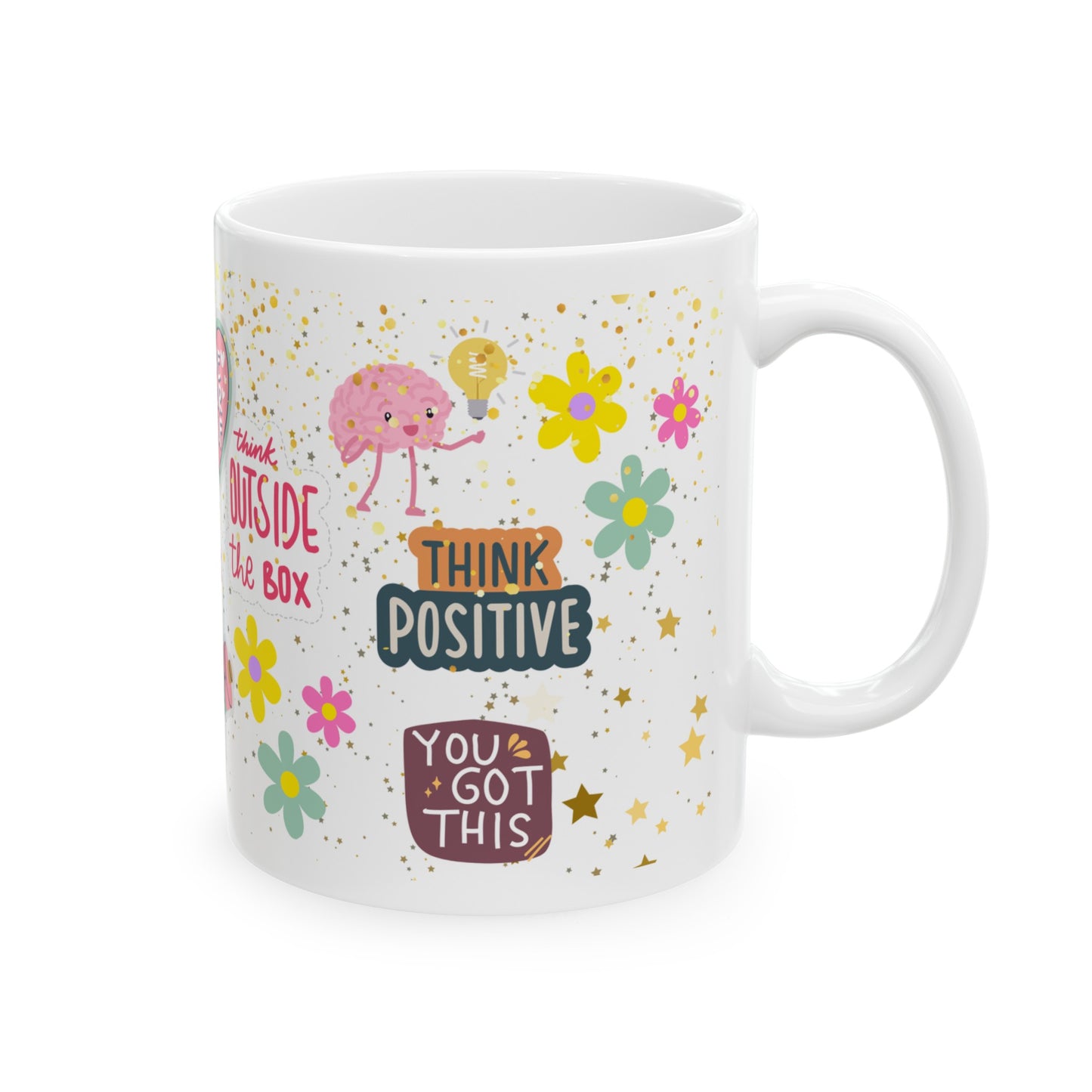 Daily Affirmation Coffee Mug, Positive Affirmations and Inspirational Quotes, Mom Mug Gift, Self Care Mug