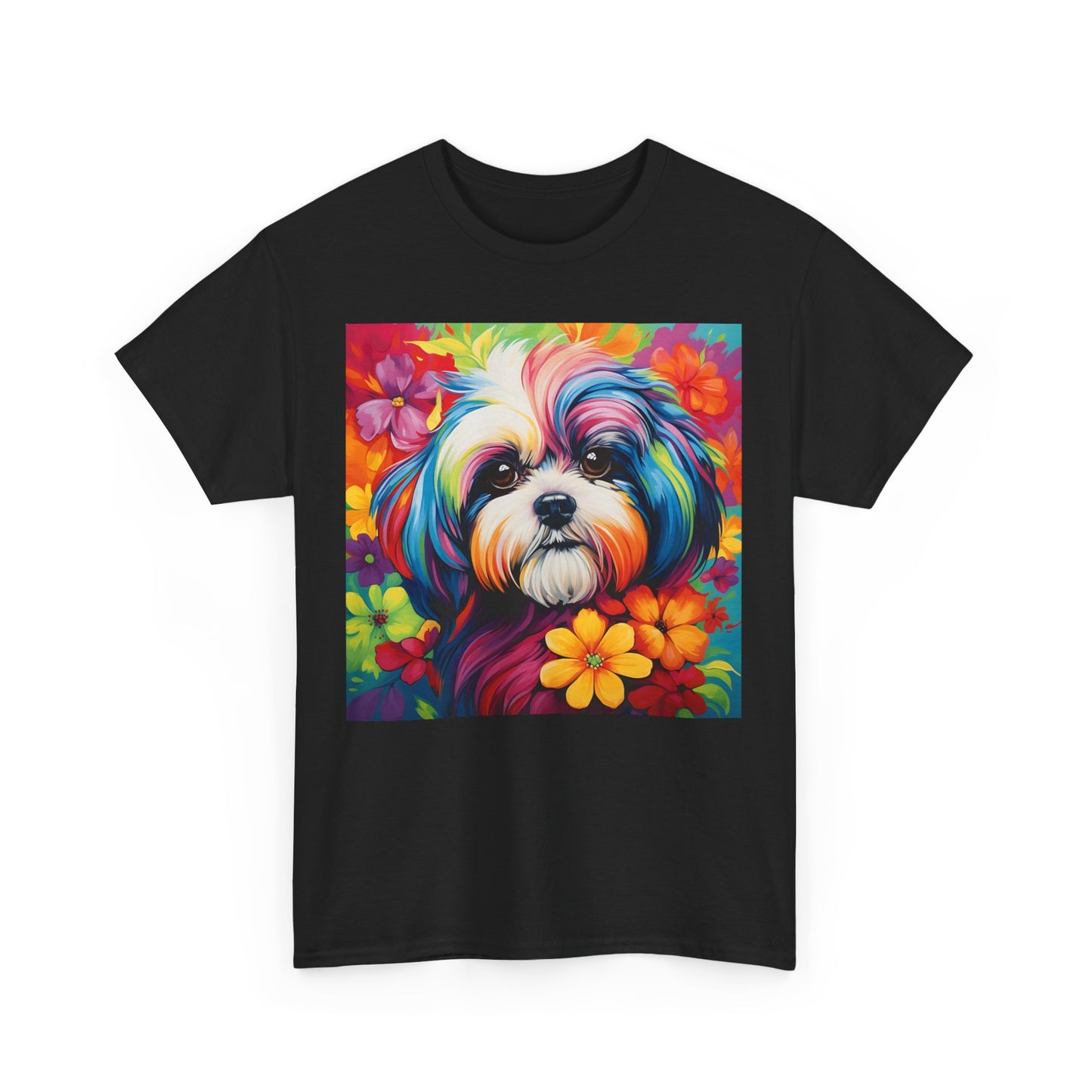 Floral Dog Lovers Shirt With Dog Paw, Dog Paw Gift, Dog Lover T-Shirt, Dog Mom Gifts for Dog Mom Lover, Cat Mom Gift, Dog Tee