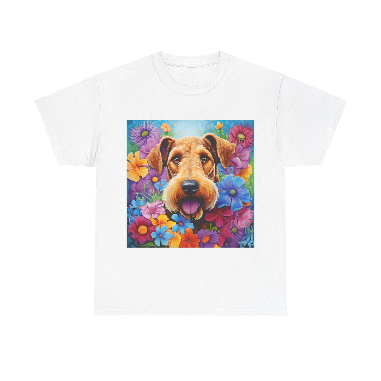Floral Dog Shirt Gift For Dog Mom, Flower Dog Shirt, Wildflower T-Shirt, Dog Lover Outfit, Cute Puppy Shirt, Dog Owner Gift, Funny Dog Tee