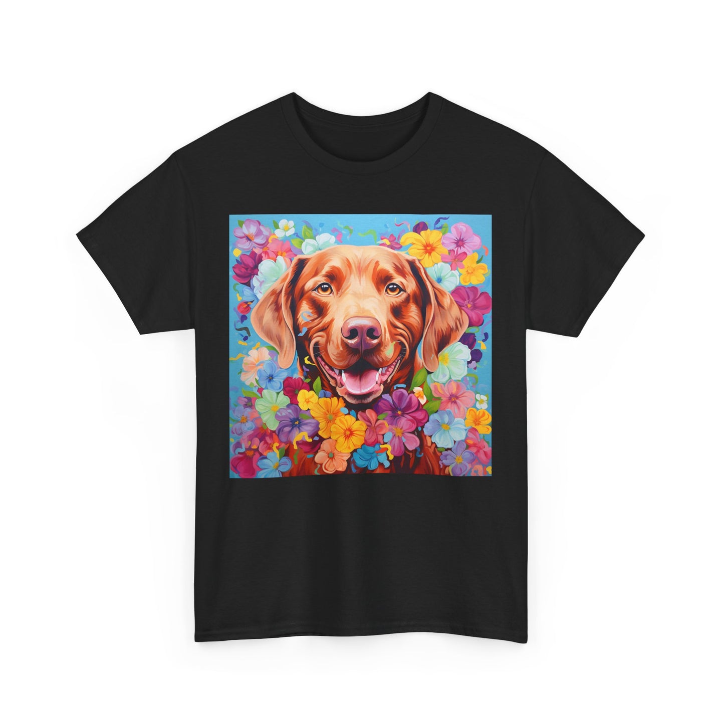 Floral Dog Shirt, Floral Dog Tee, Flower Dog Shirt, Animal Lover Tee, Dog Lover Gift Tee, Cute Dog, Floral Dog Birthday Shirt, Floral Dog