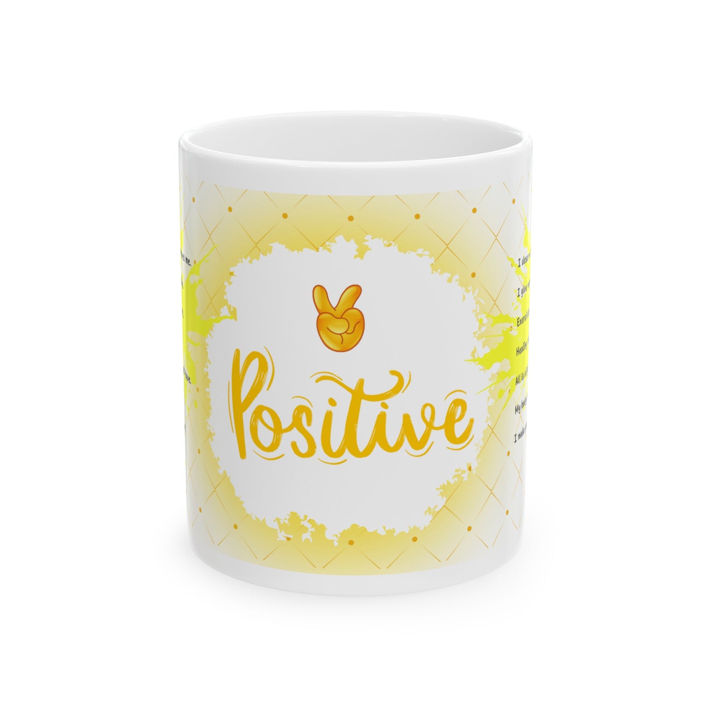 Daily Affirmation Coffee Mug, Positive Affirmations and Inspirational Quotes, Mom Mug Gift, Self Care Mug