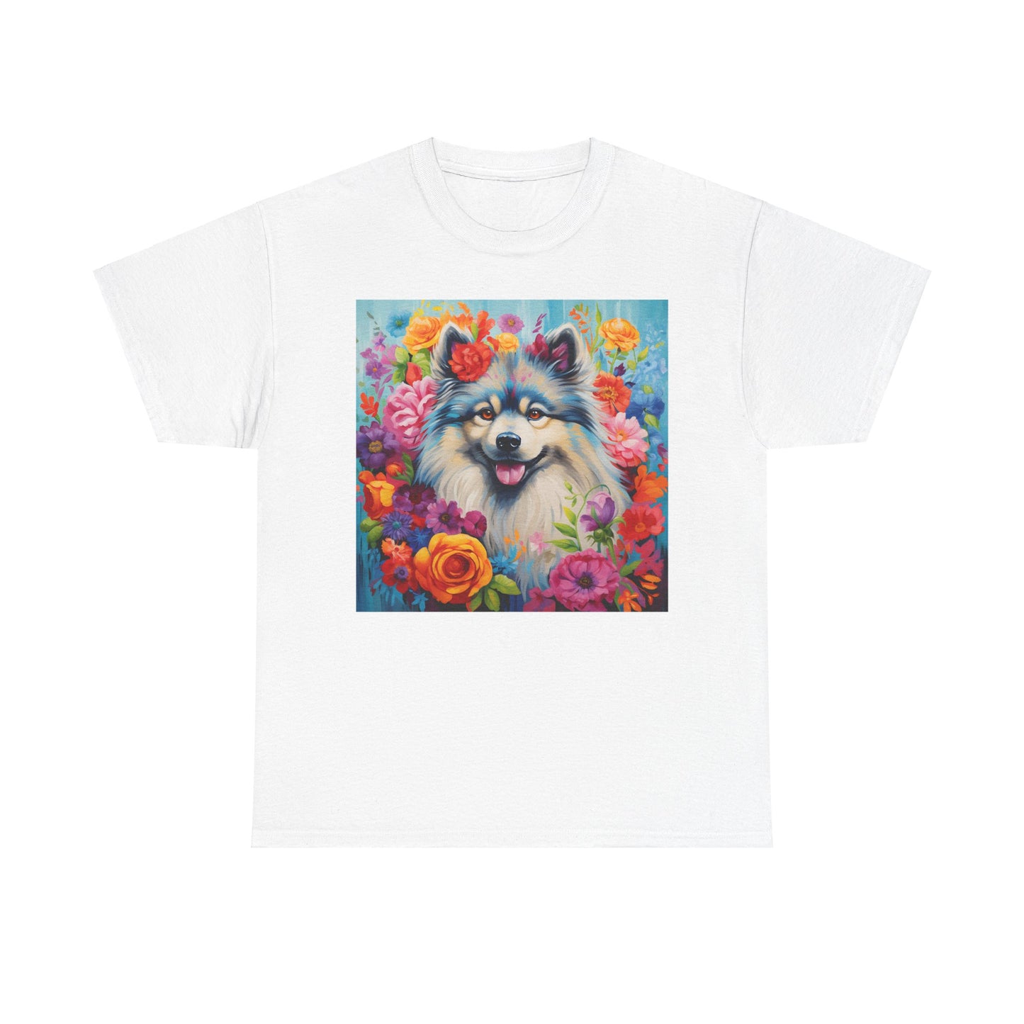 Floral Dog Shirt, Floral Dog Tee, Flower Dog Shirt, Animal Lover Tee, Dog Lover Gift Tee, Cute Dog, Floral Dog Birthday Shirt, Floral Dog