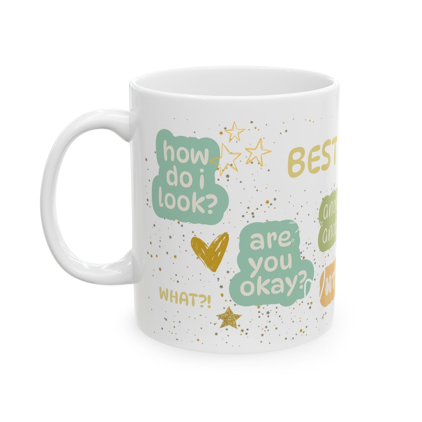 Daily Affirmation Coffee Mug, Positive Affirmations and Inspirational Quotes, Mom Mug Gift, Self Care Mug